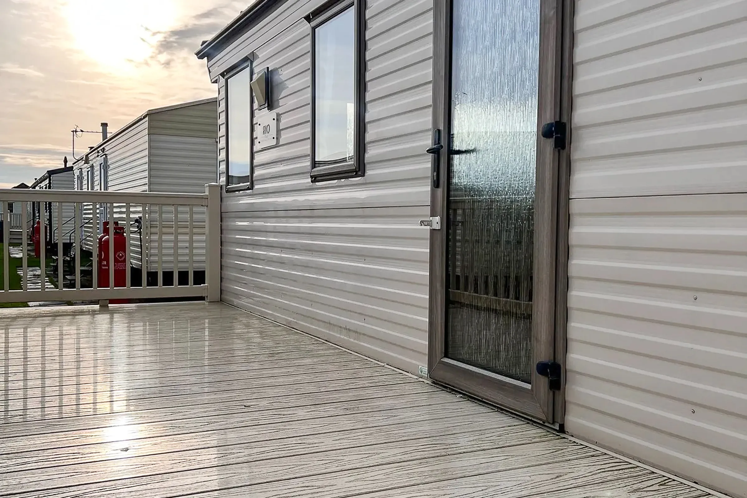 2012 Willerby Rio Gold Outdoor Decking Area