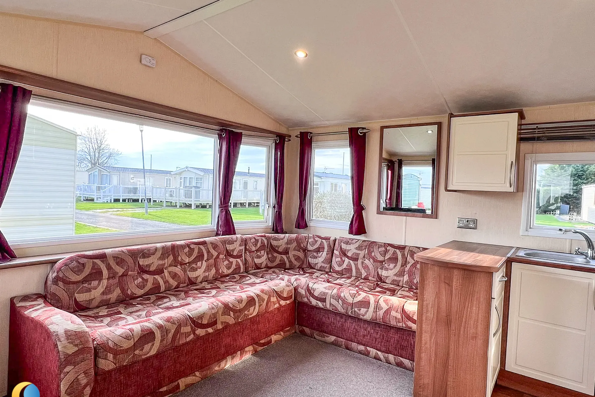 2012 Willerby Rio Gold Lounge Seating Area