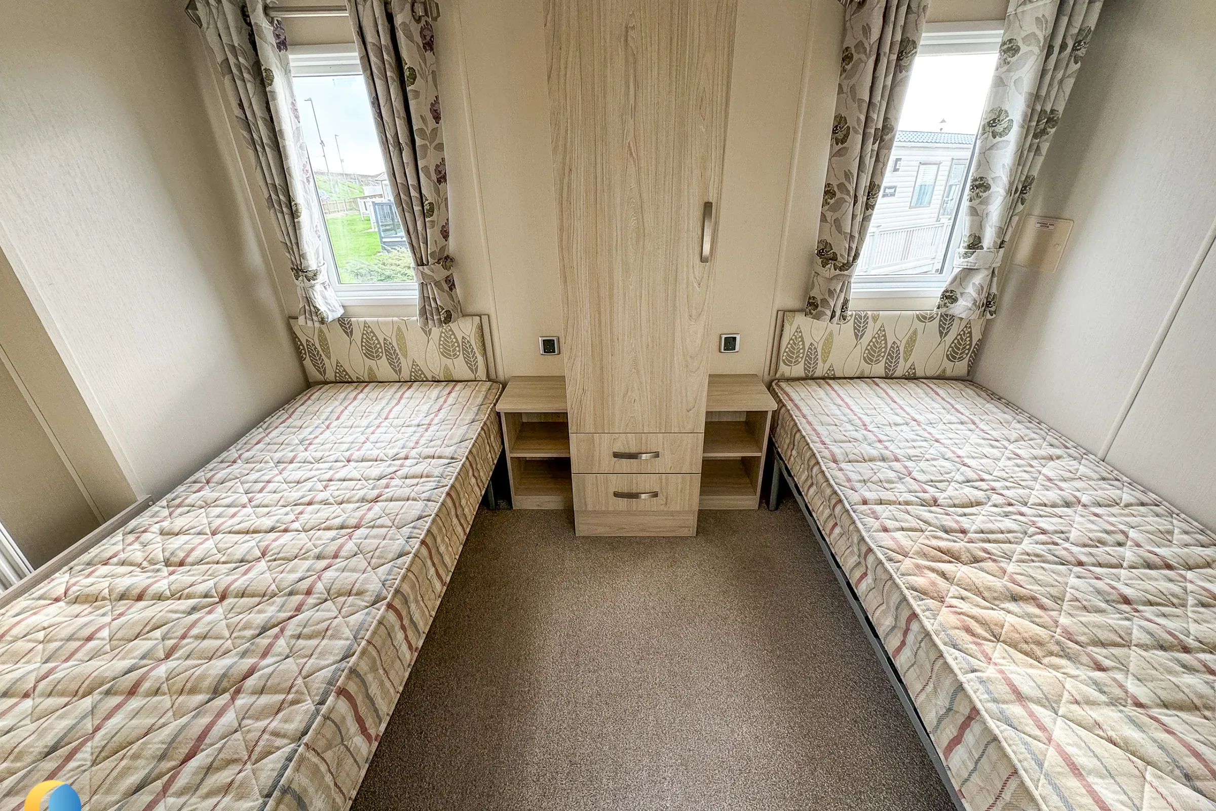 2015 Willerby Rio Premier Twin Bedroom with Wide Access