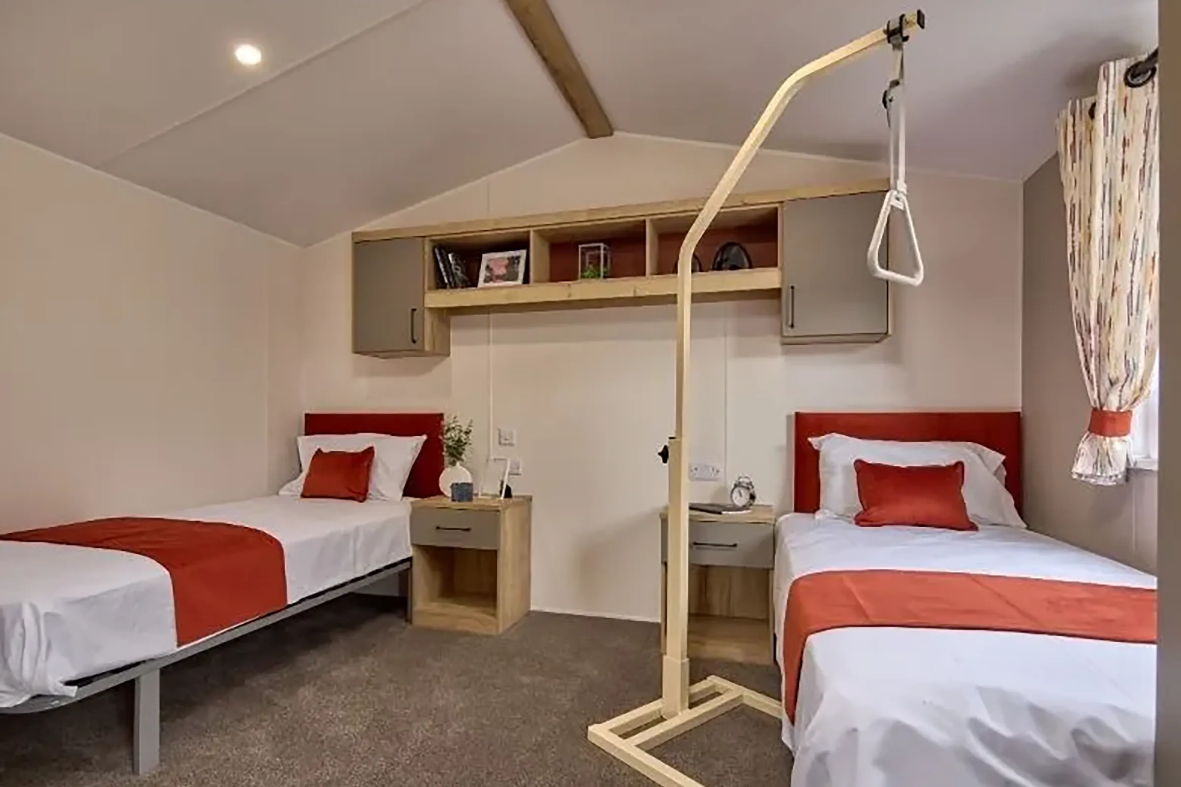 2026 Willerby Rio Access Twin Bedroom with Portable Helper Frame