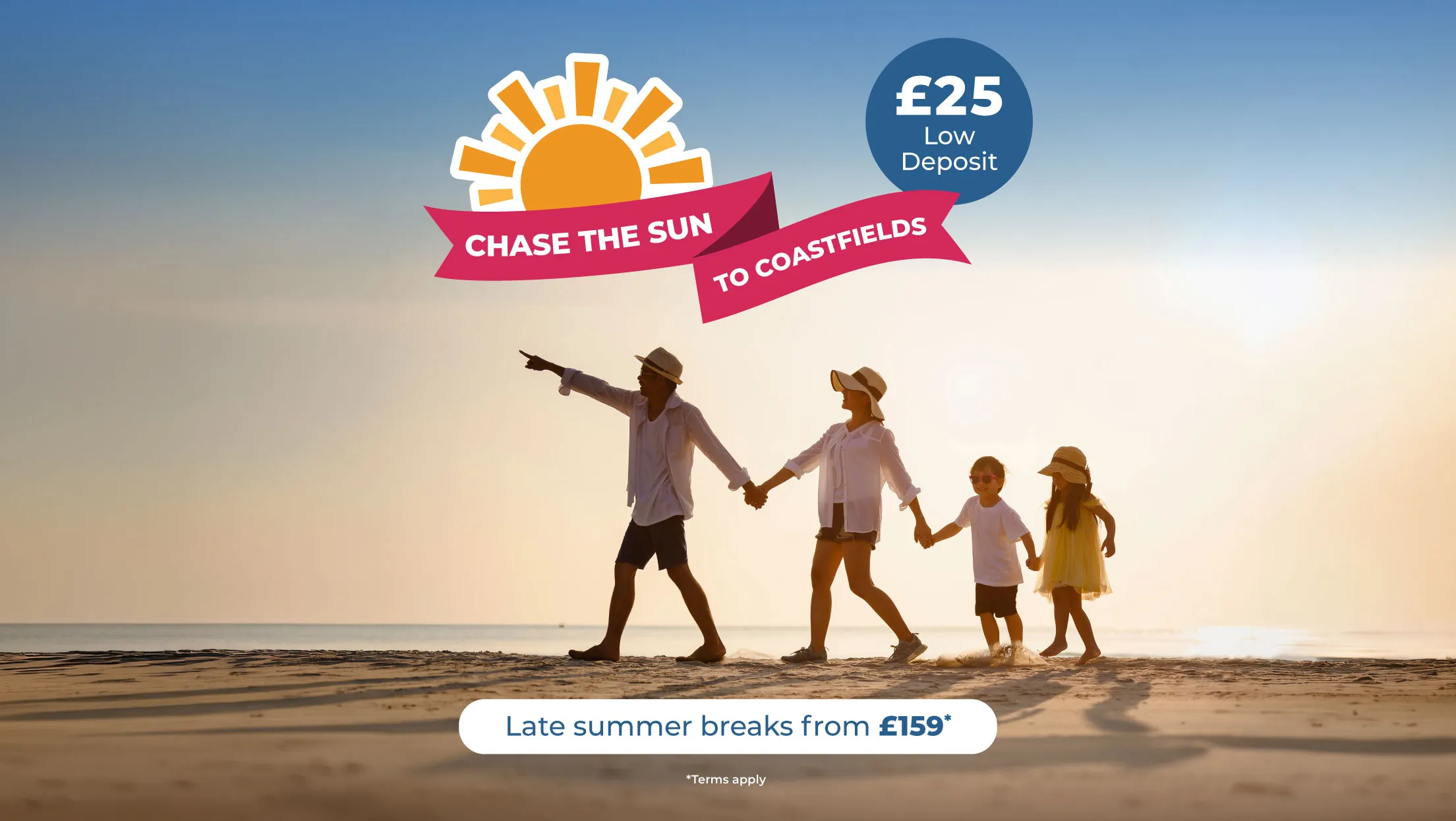 Coastfields Late Summer Offer from £159