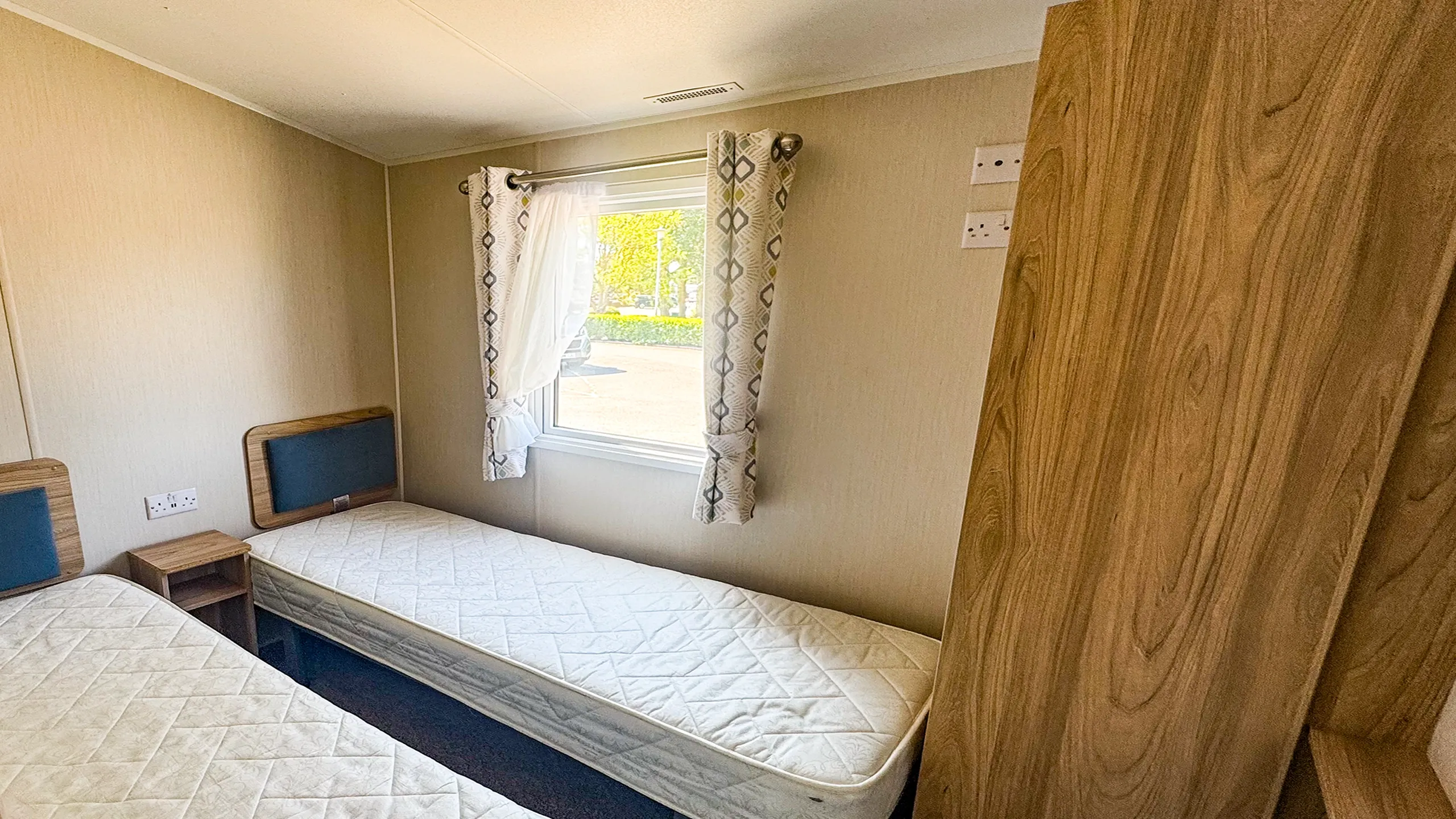 twin bedroom in 2021 willerby malton with corner wardrobe