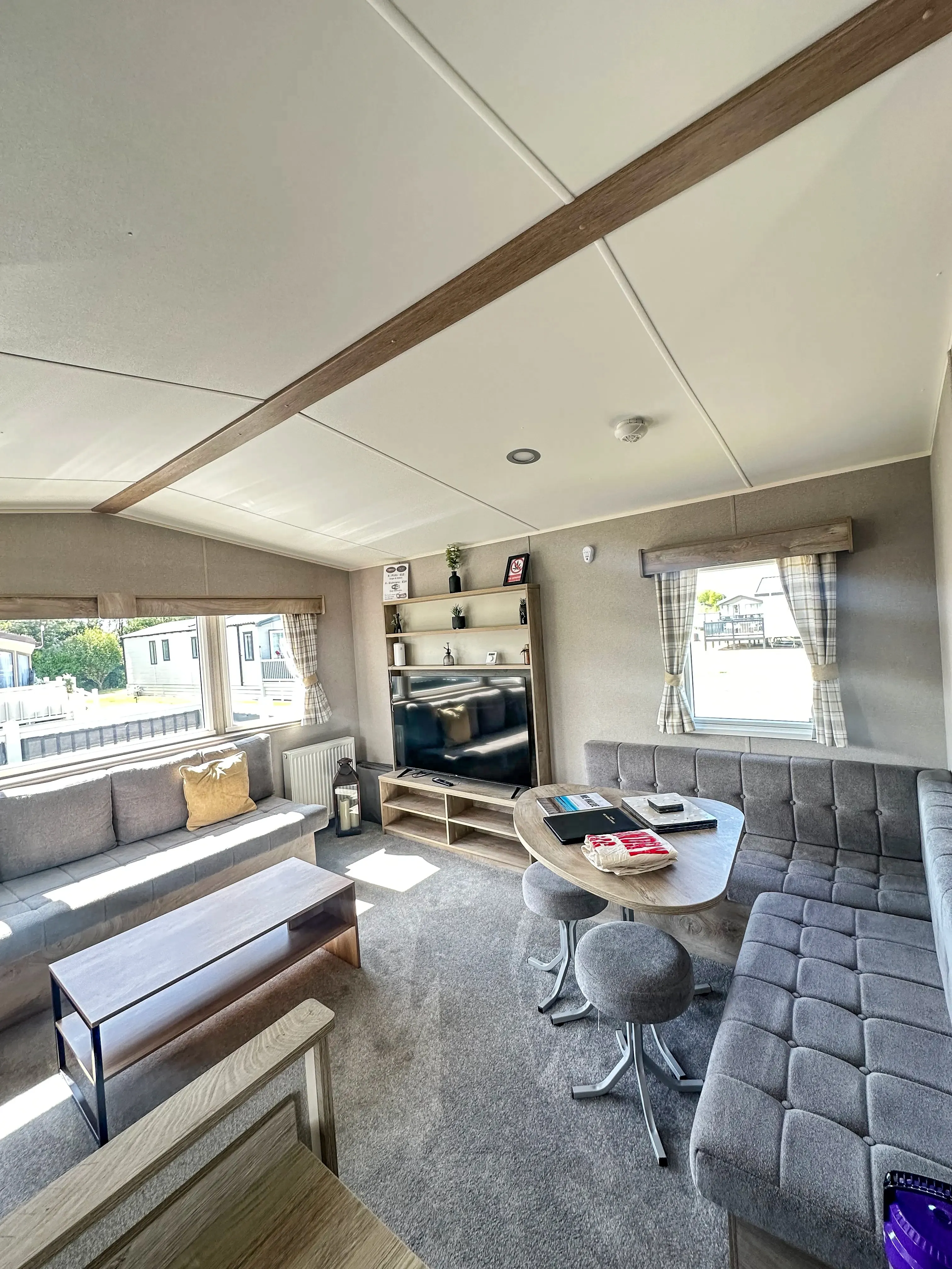 living and dining open plan area on 2026 ABI Seaspray for sale at The Grange
