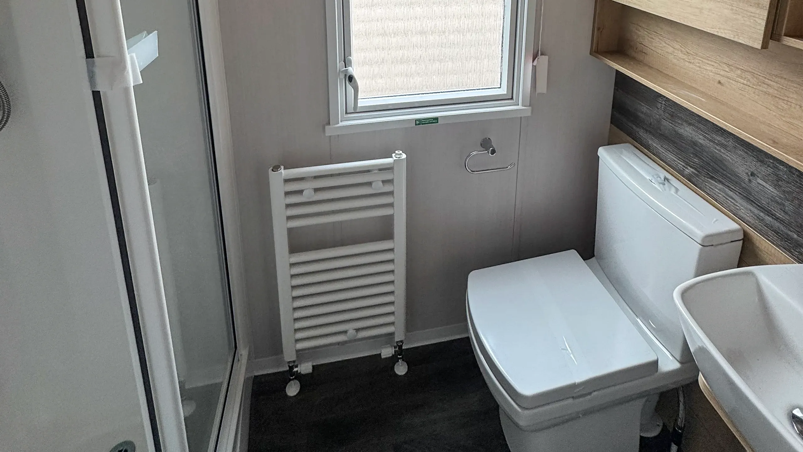 Bathroom inside the 2026 Swift Bordeaux holiday home for sale at Coastfields