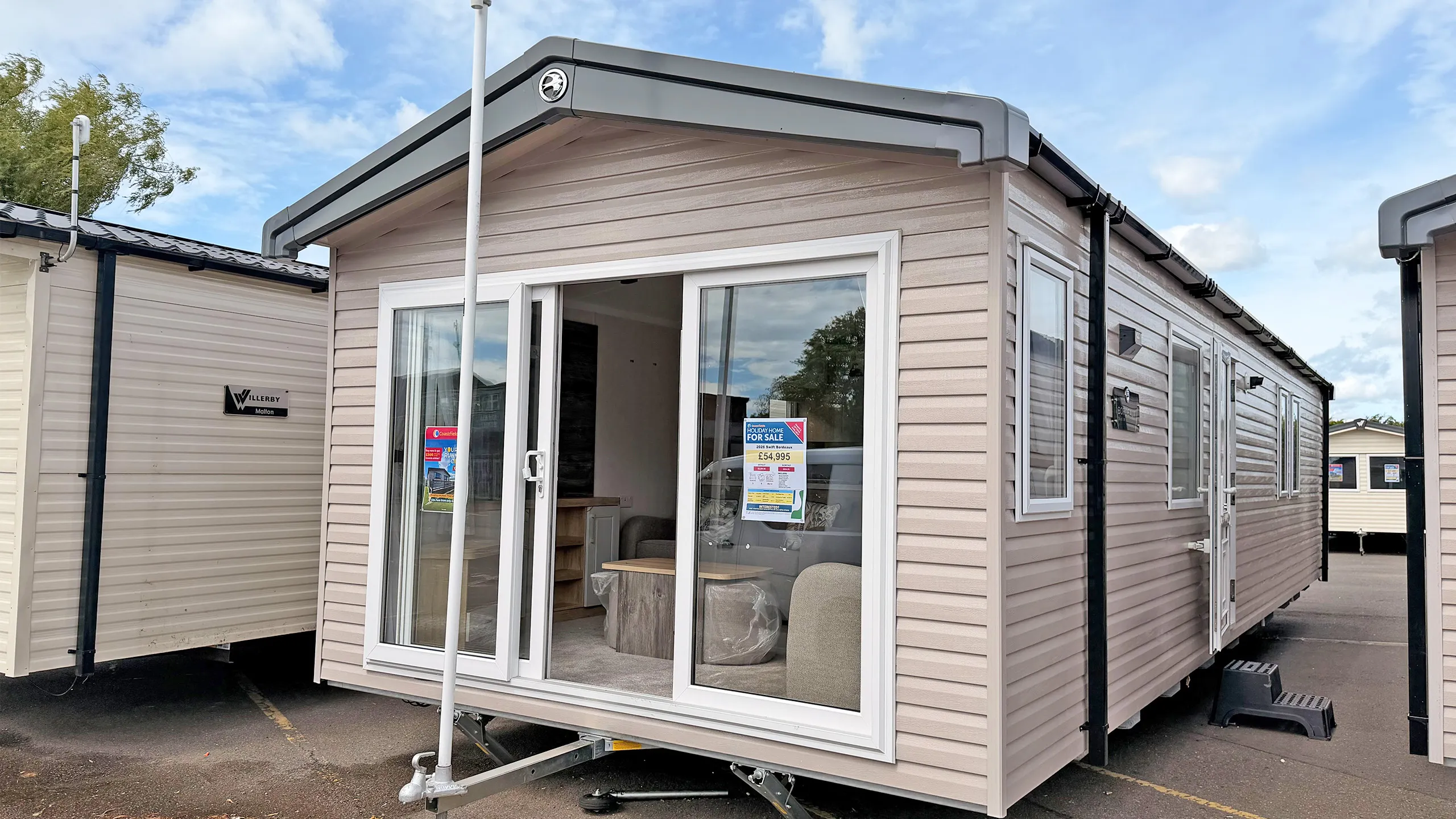 Exterior 2026 Swift Bordeaux Caravan for Sale at Coastfields in Skegness
