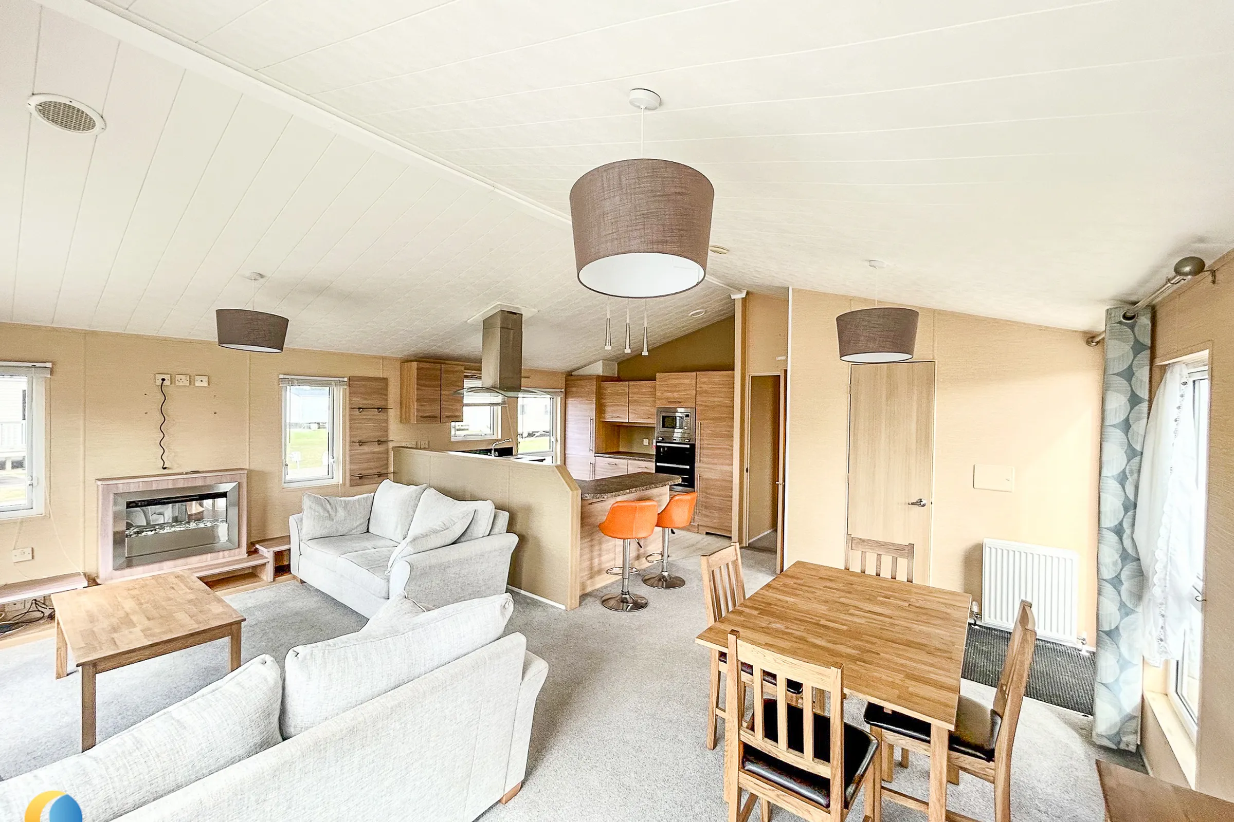 Coastfields 2010 Willerby Boston spacious open-plan living dining and kitchen area