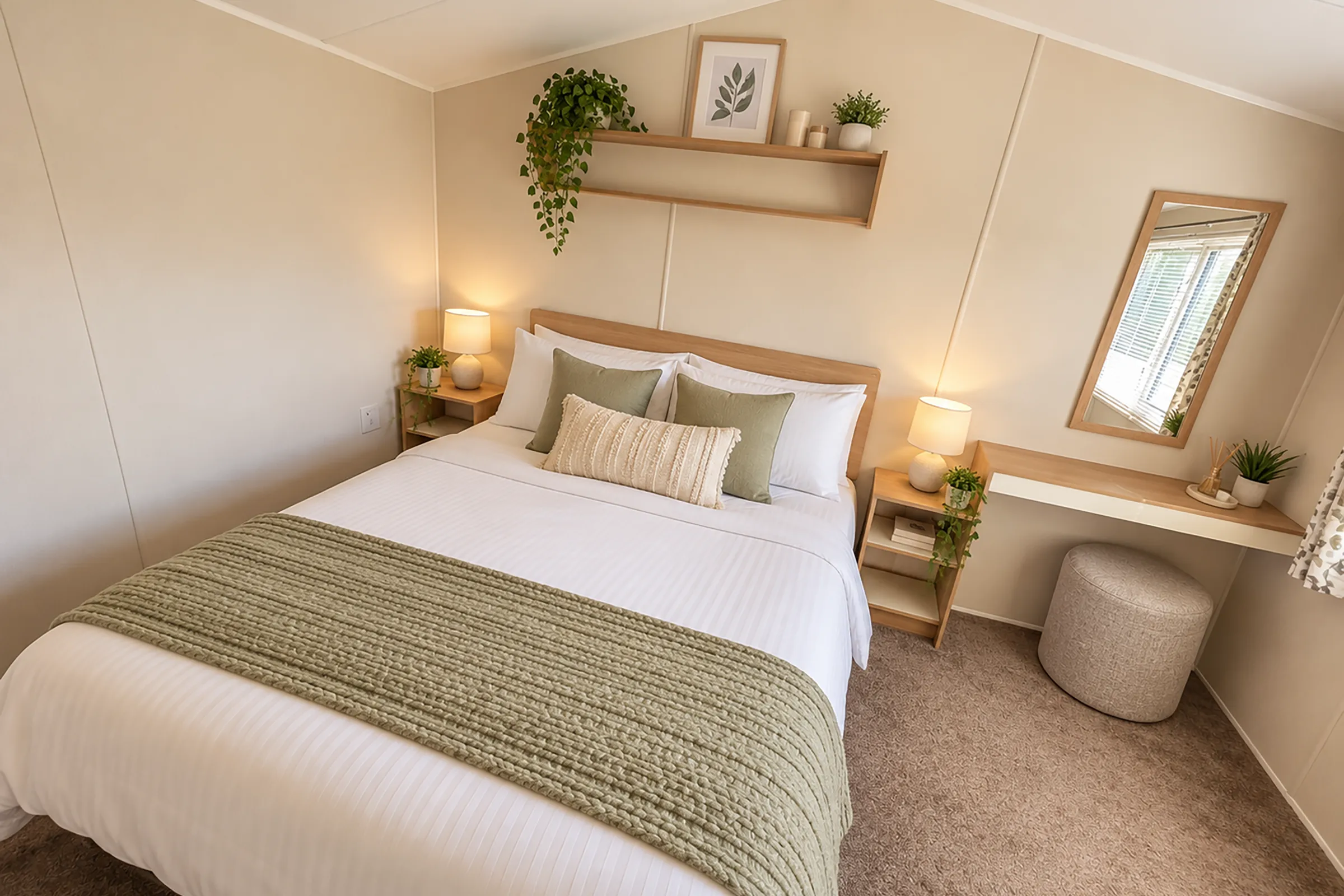 2018 Willerby Mistral Coastfields master bedroom