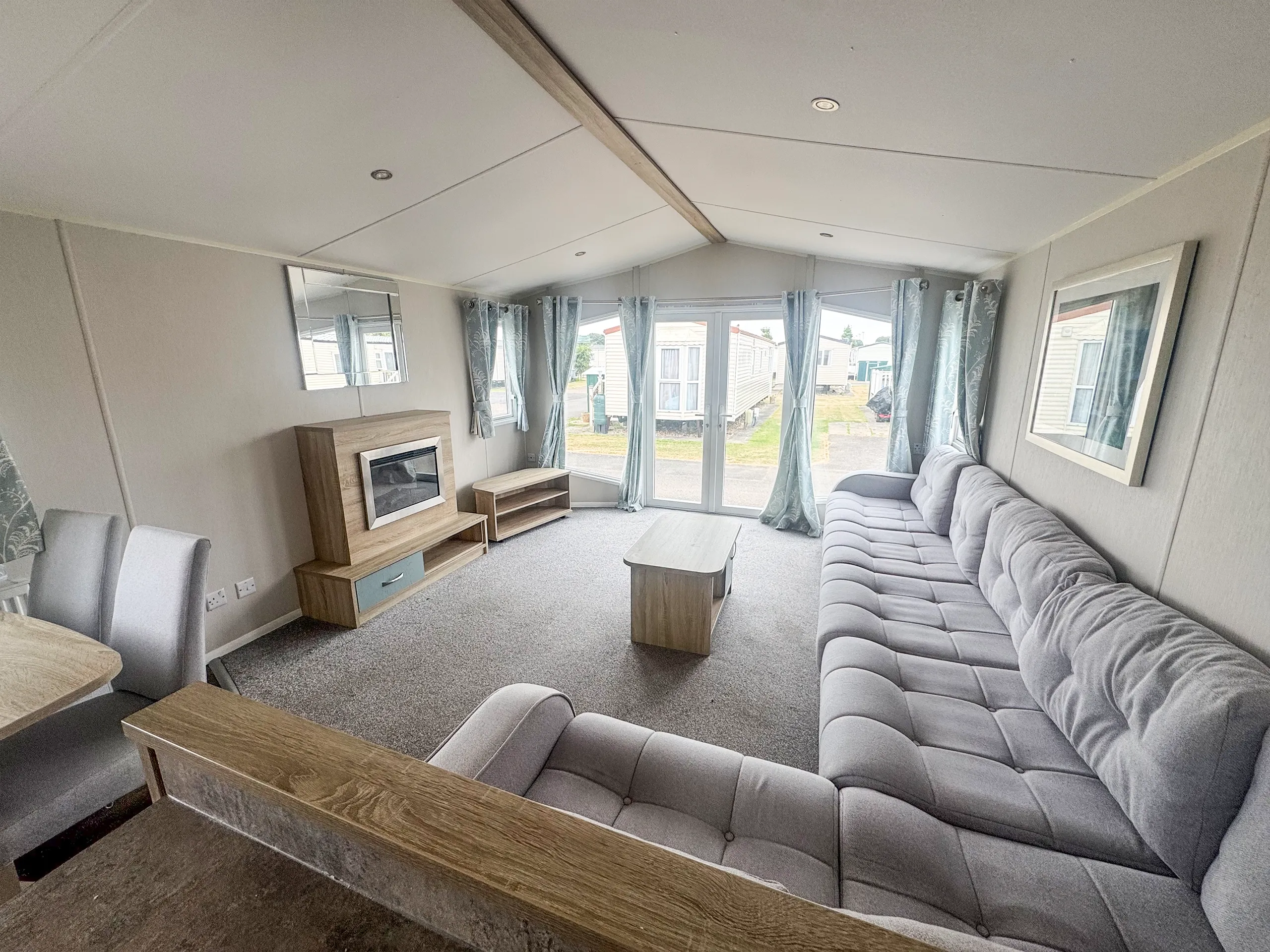Dining area inside the 2020 Willerby Sienna at North Shore Holiday Park