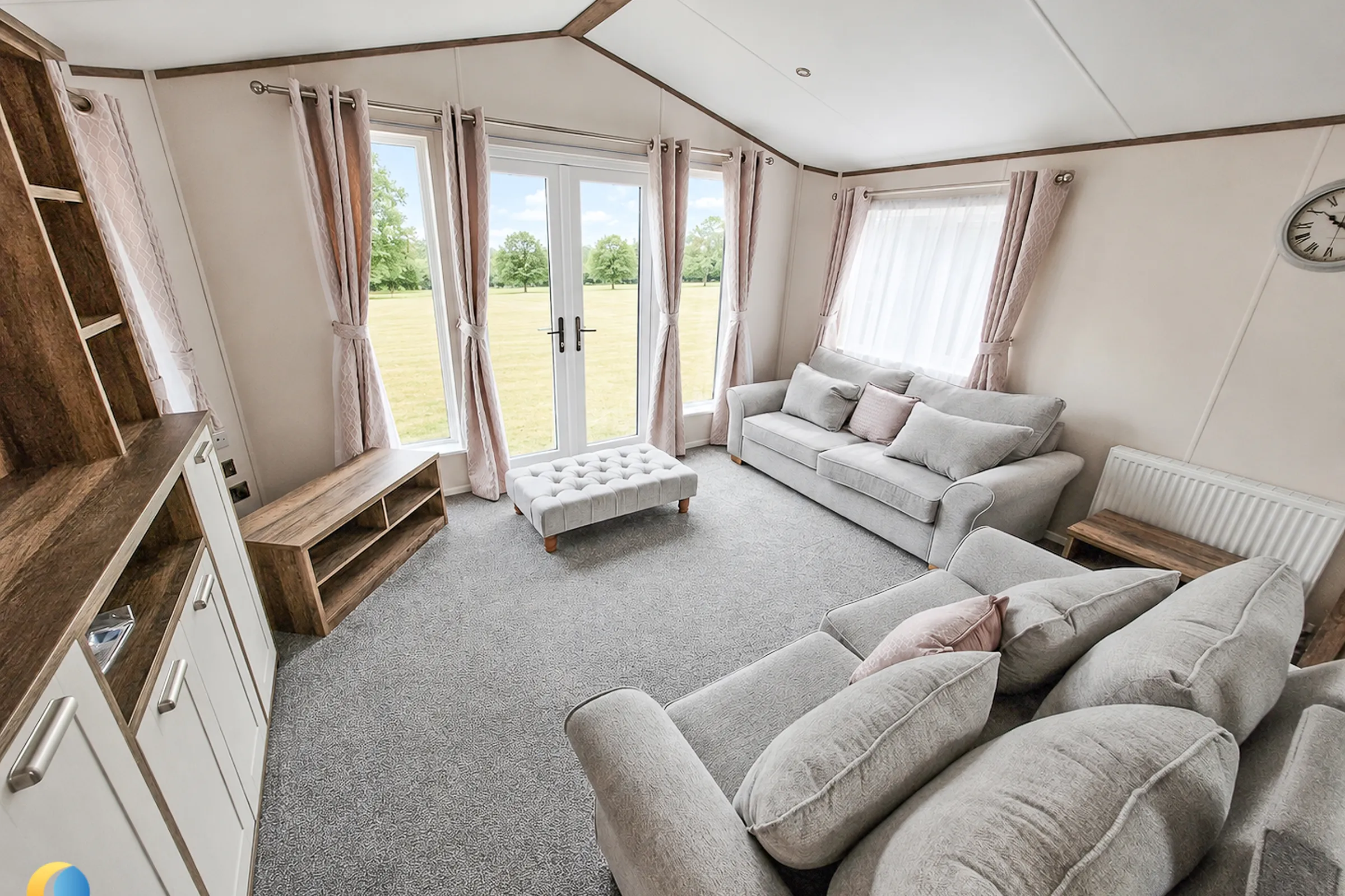 Coastfields 2025 Willerby Sheraton Elite open-plan living kitchen and dining area