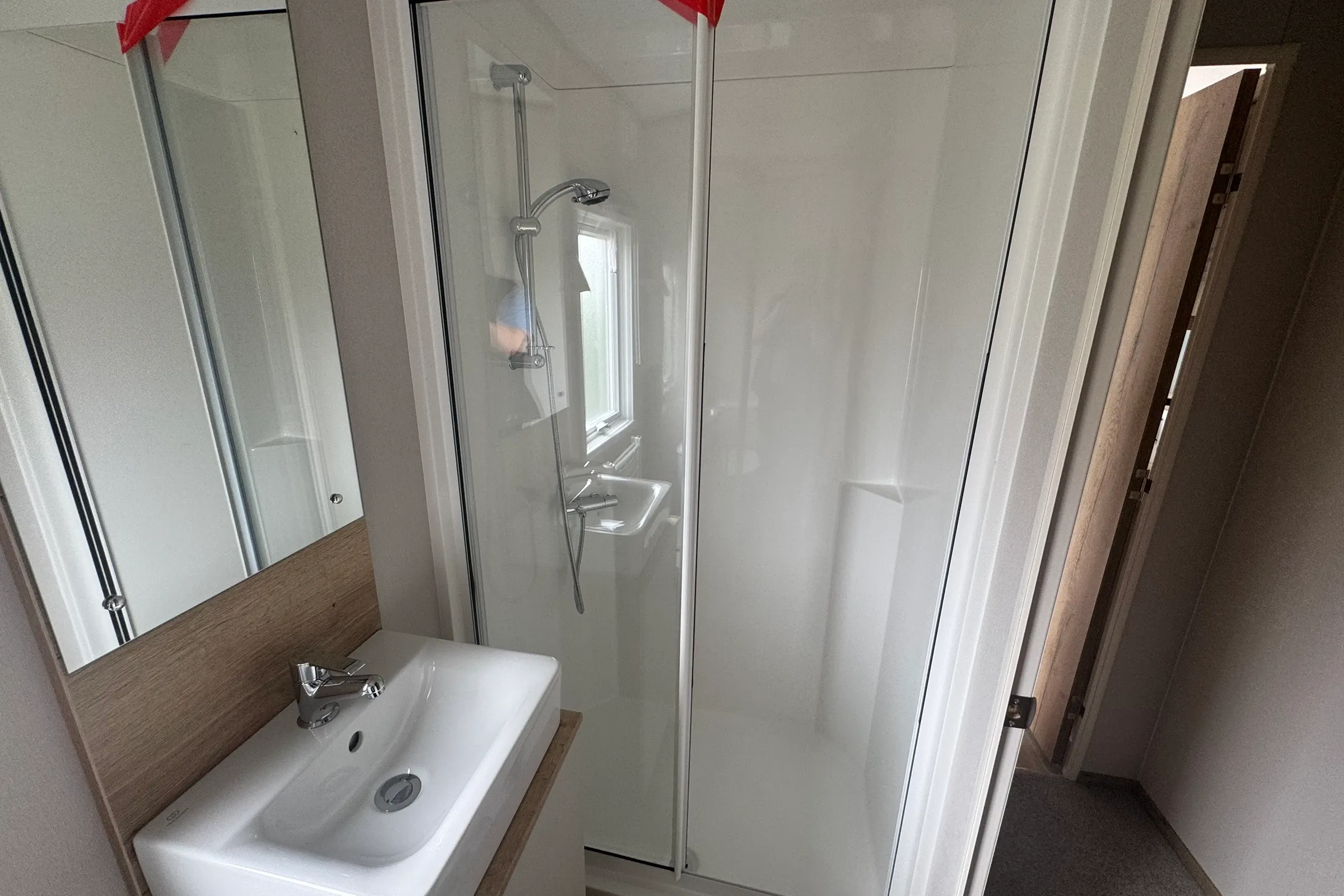 Coastfields 2026 ABI Louis modern shower room at Helsey Farm Park