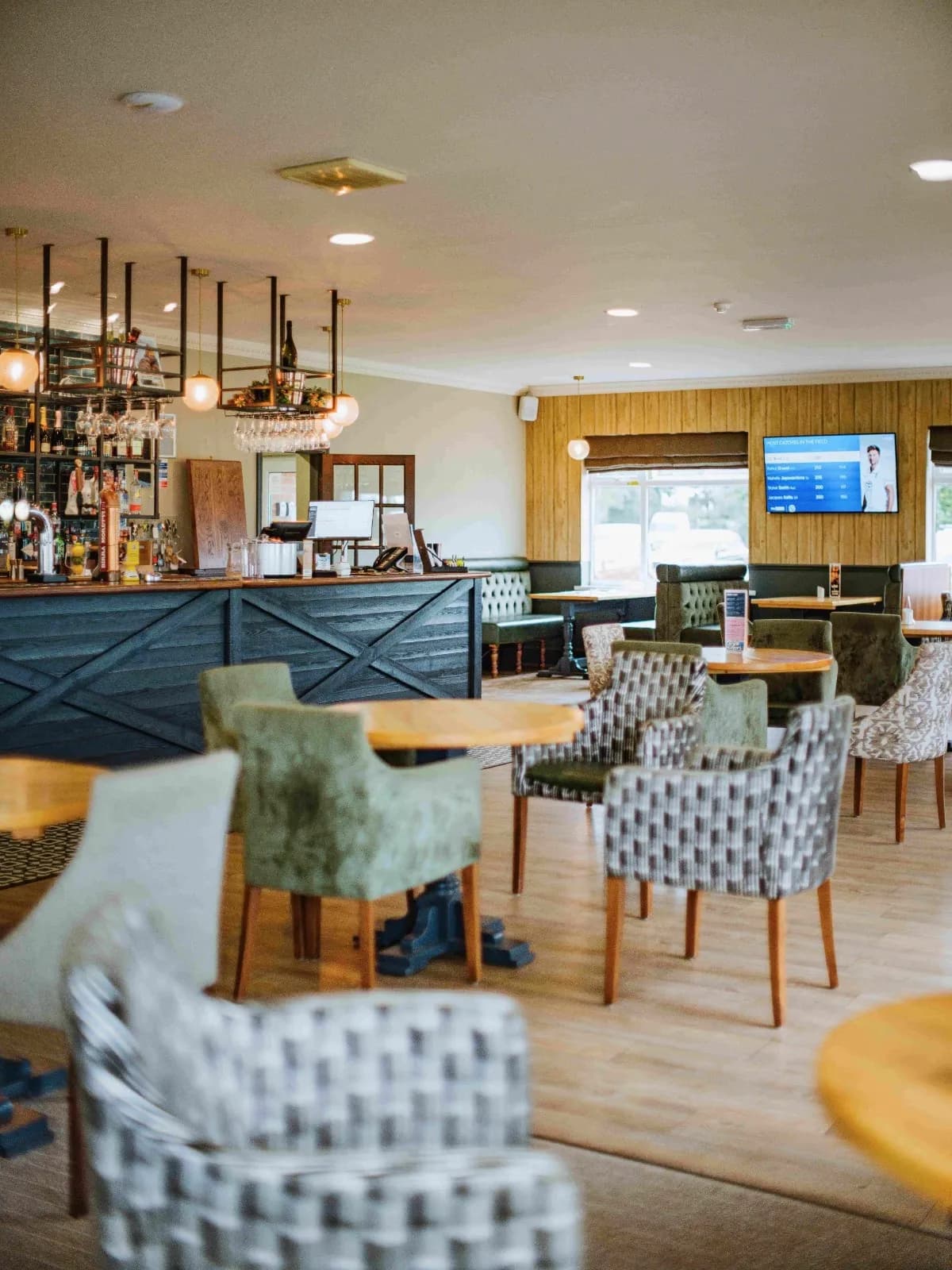 Addlethorpe Club house Tables Bar Area 2