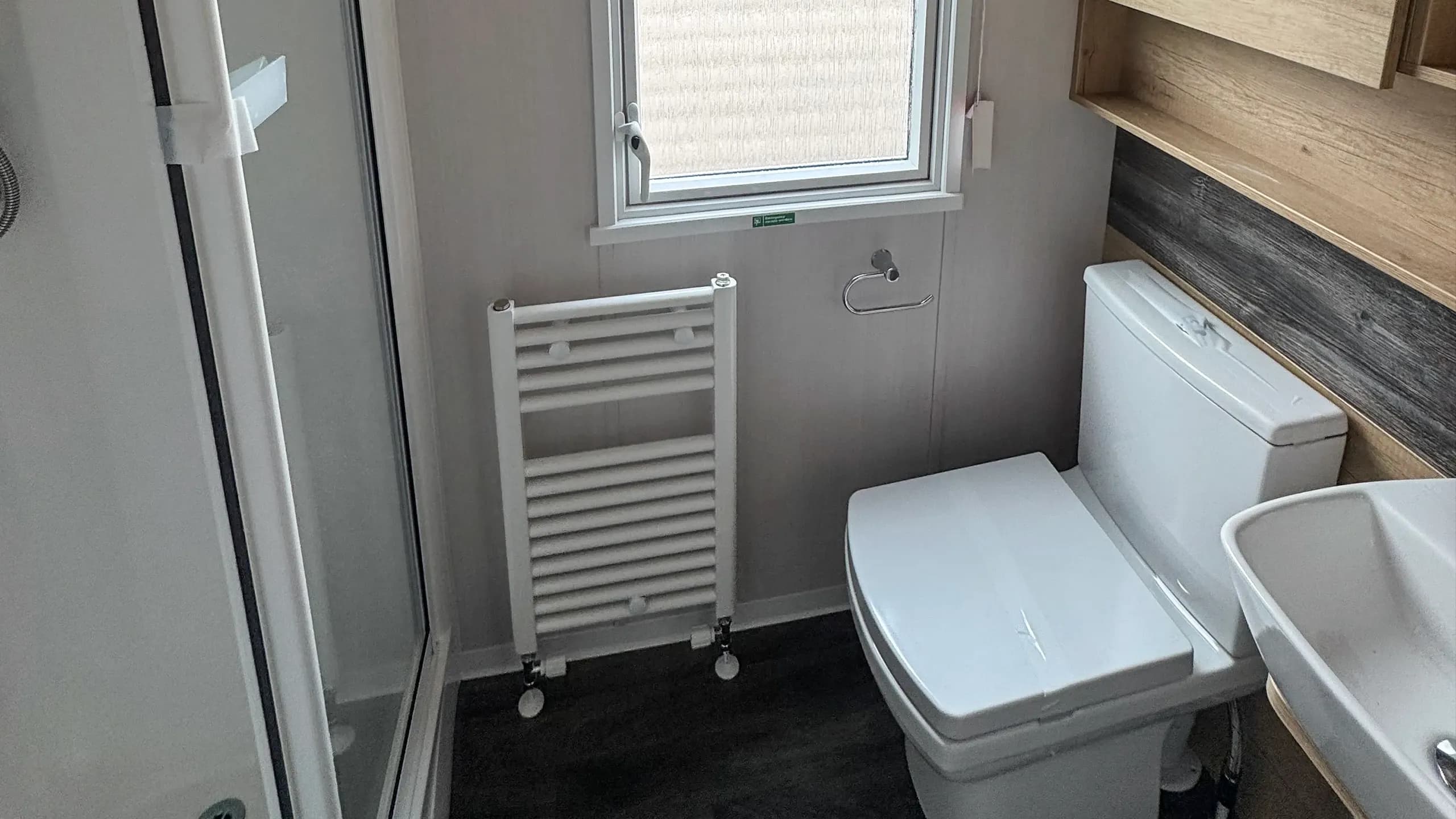 Bathroom inside the 2026 Swift Bordeaux holiday home for sale at Coastfields