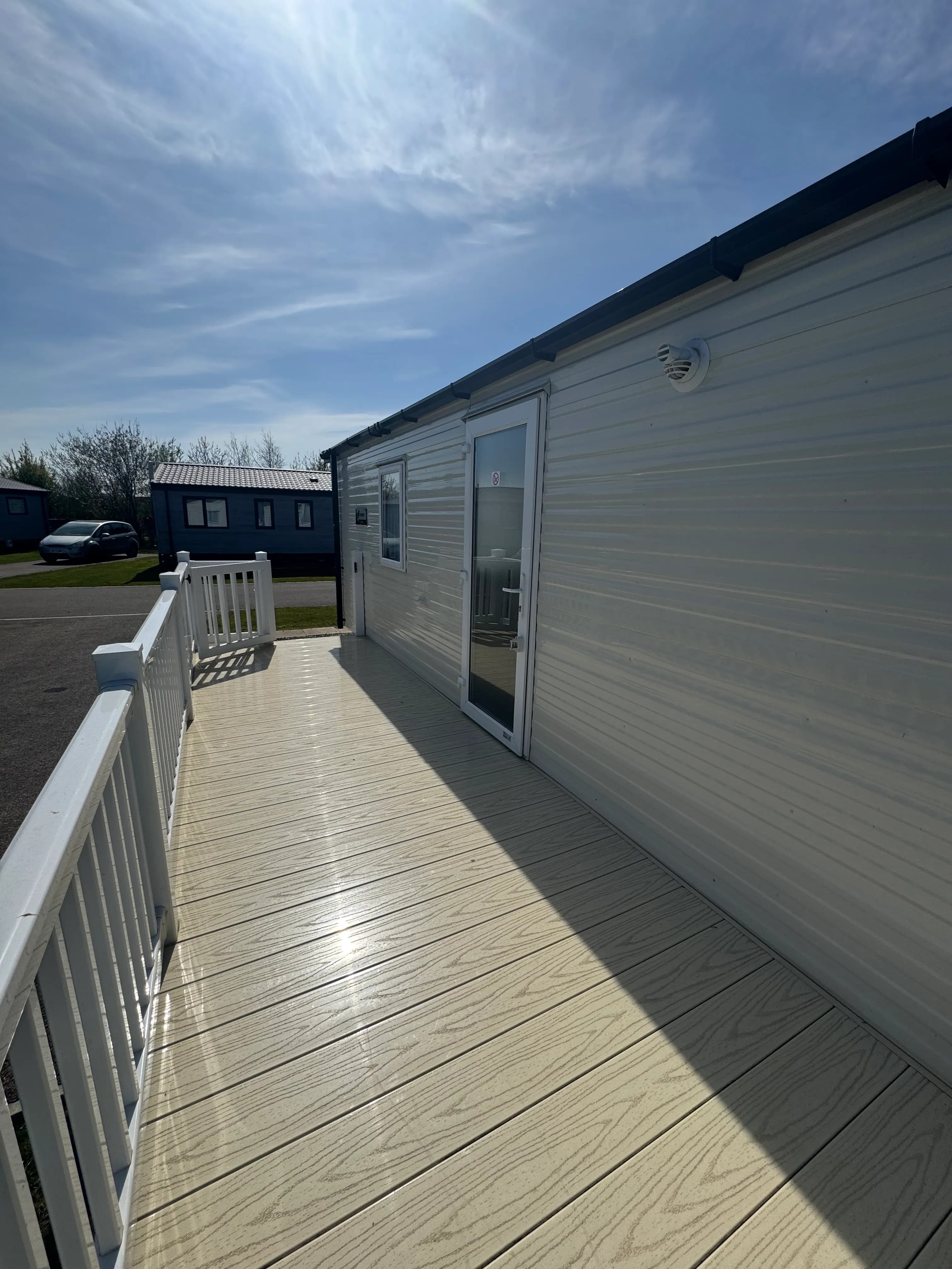2022 Willerby Malton 2-bedroom holiday home with decking for sale at Skegness Fields.
