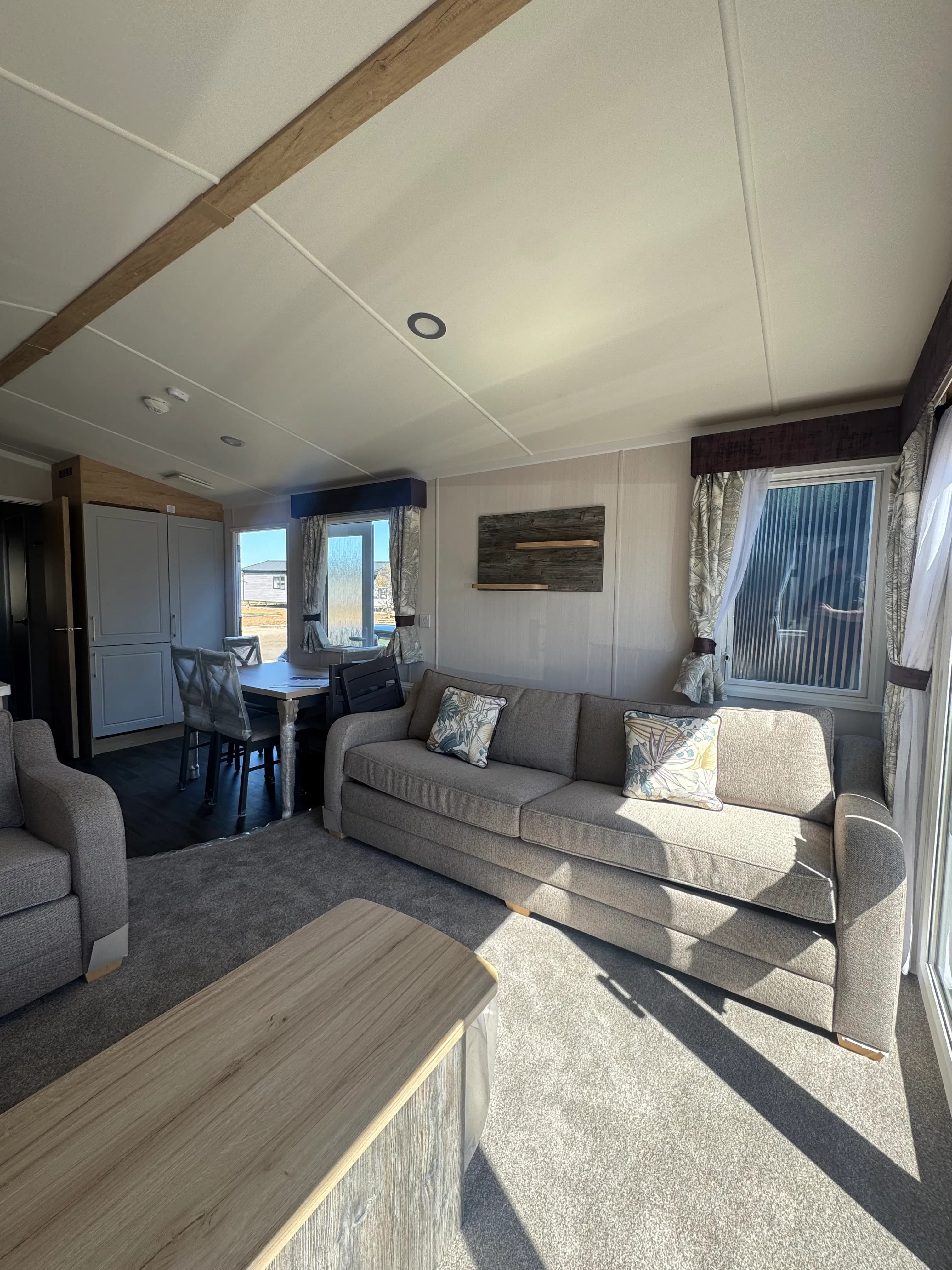 Dining area inside the 2026 Swift Bordeaux holiday home