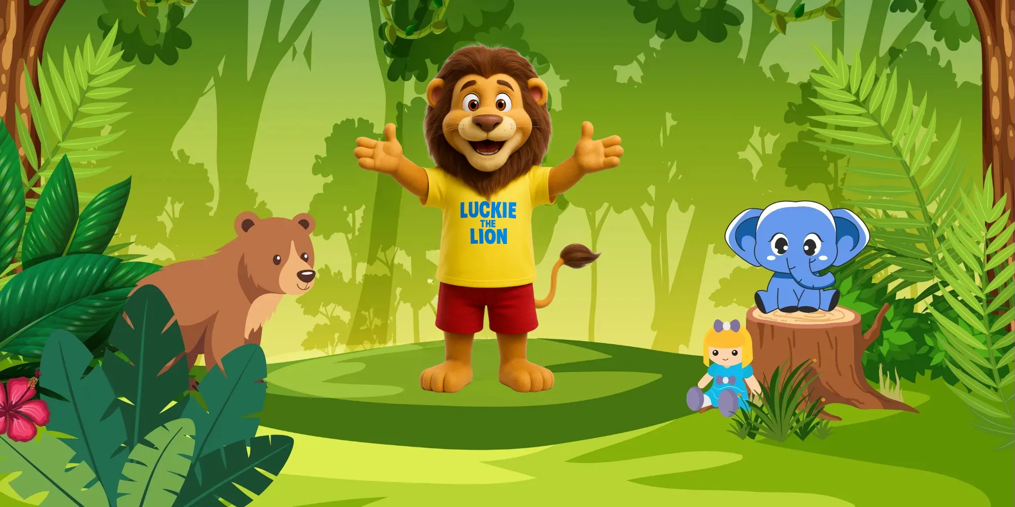 Lucky the Lion Banner