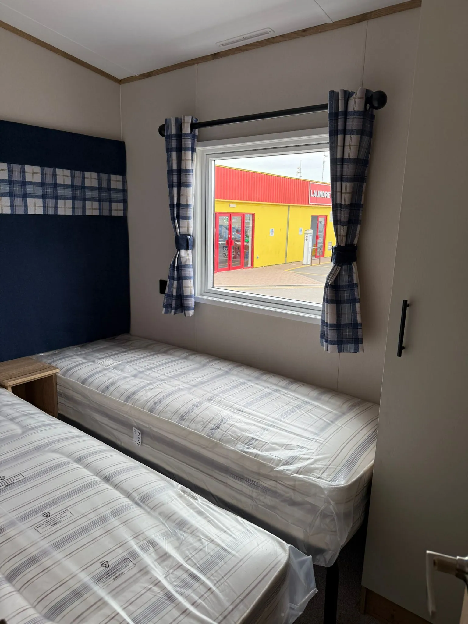 Twin bedroom inside the 2026 ABI Louis holiday home