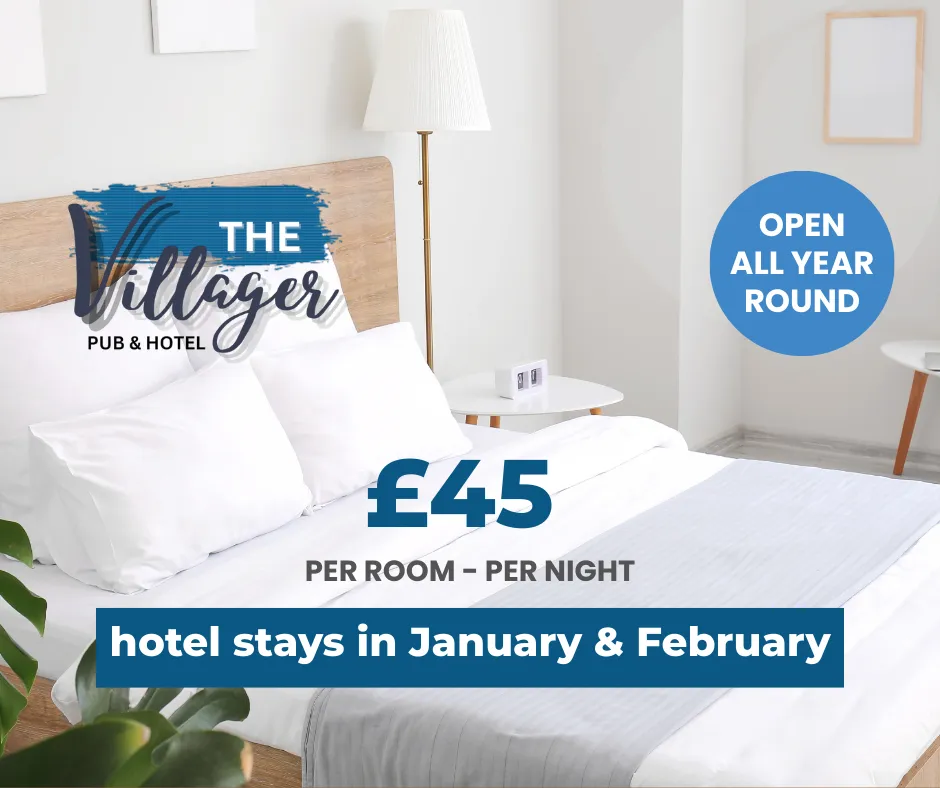 Villager offer £45 per room per night 2026