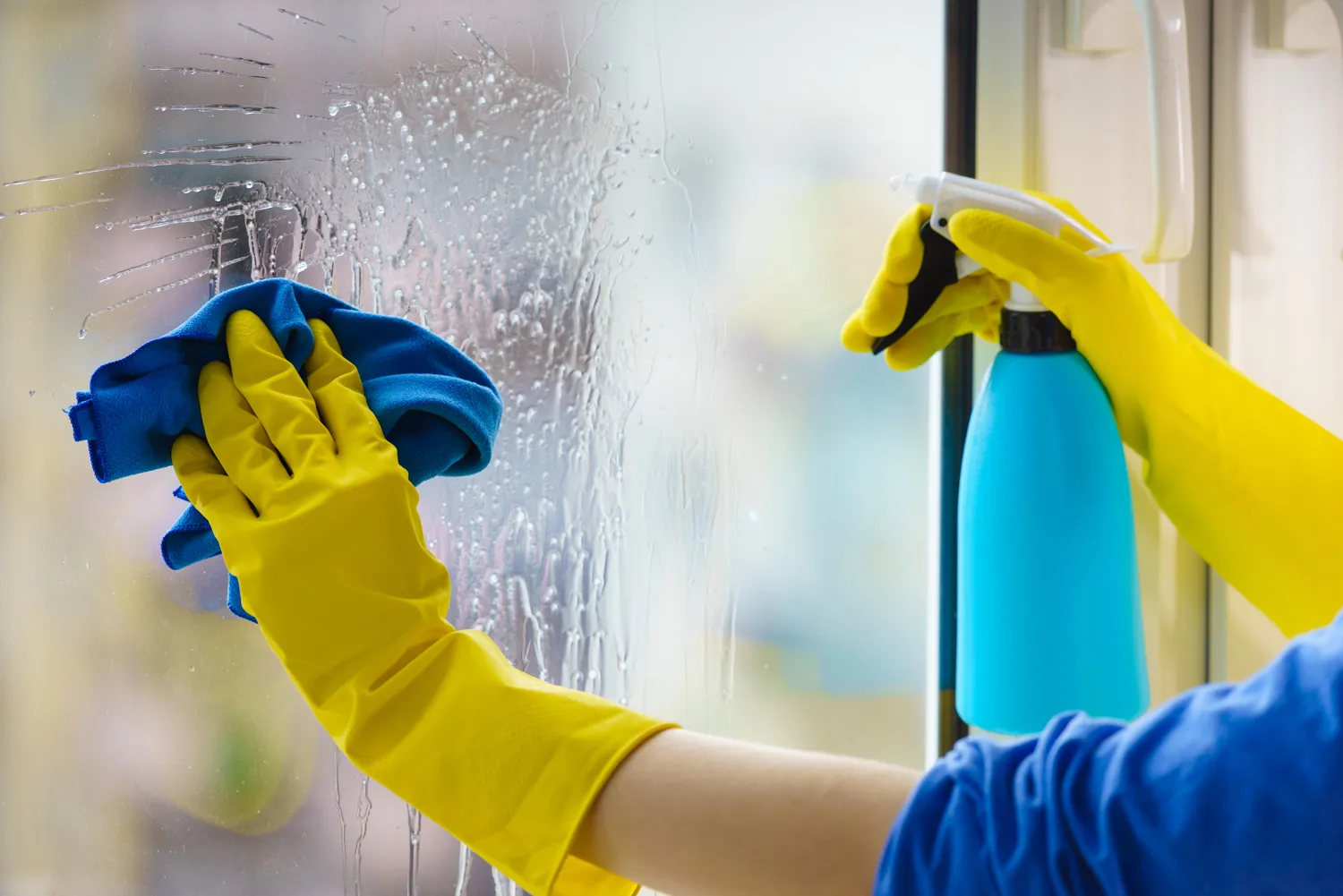 Cleaning holiday home
