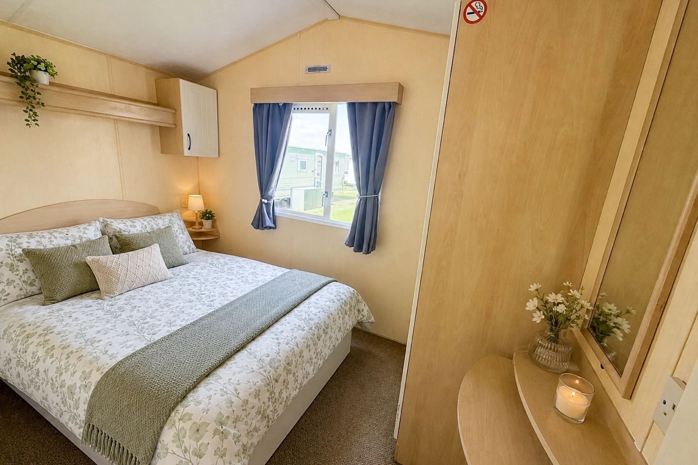 2007 Willerby Herald Coastfields master bedroom