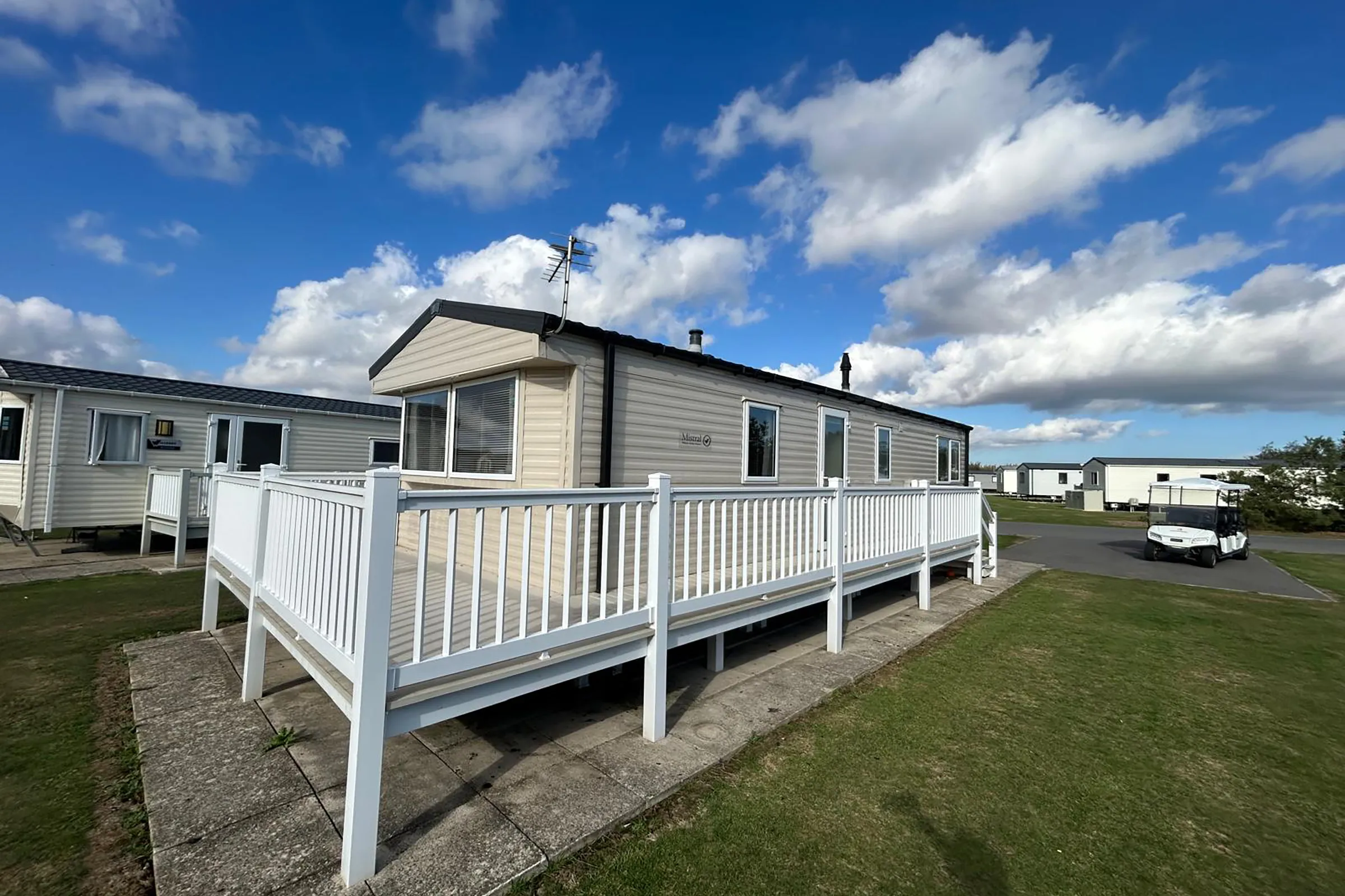 2018 Willerby Mistral Coastfields countryside view from large plot