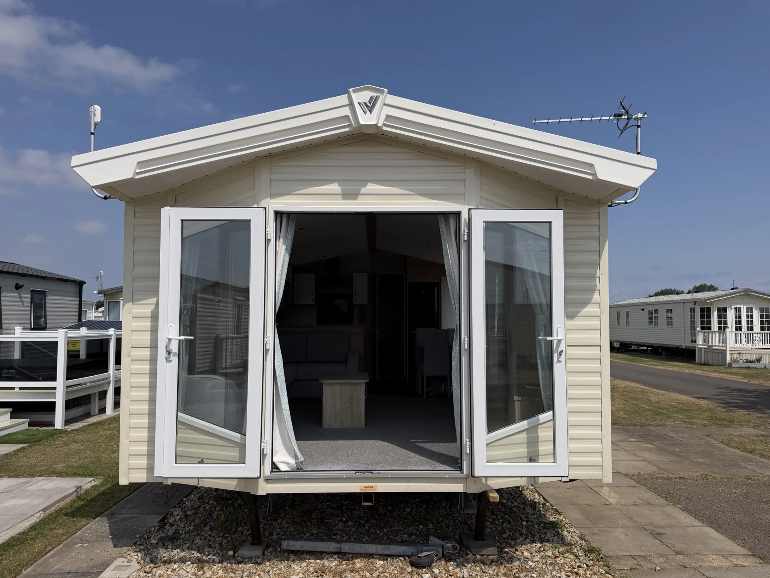 2020 Willerby Sienna front view at north shore holiday park