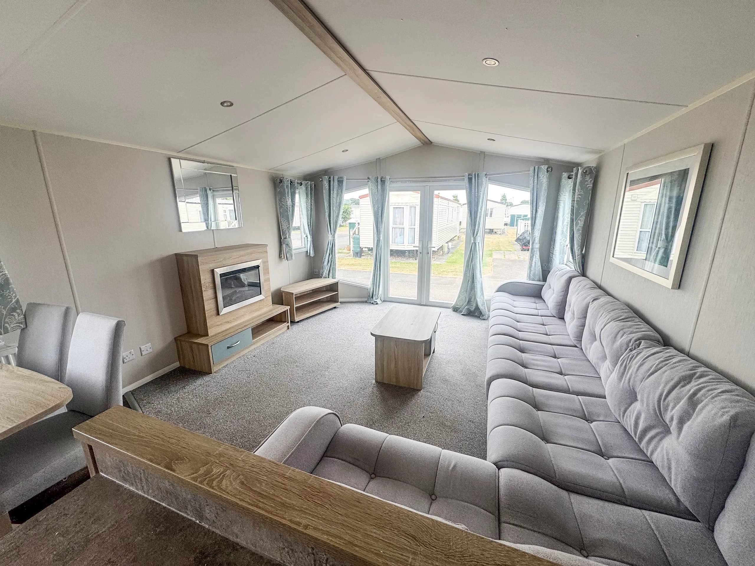 Dining area inside the 2020 Willerby Sienna at North Shore Holiday Park