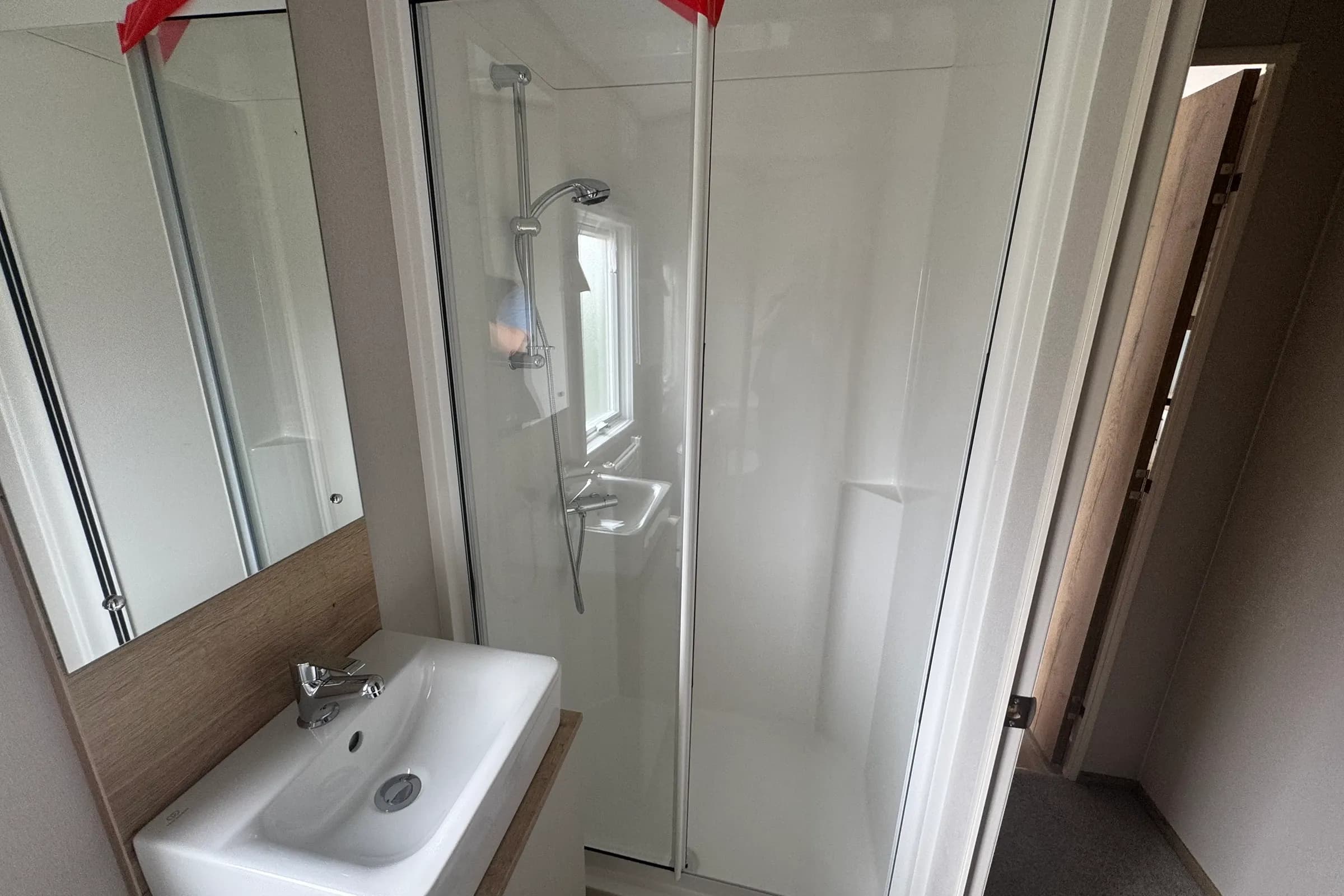 Coastfields 2026 ABI Louis modern shower room at Helsey Farm Park