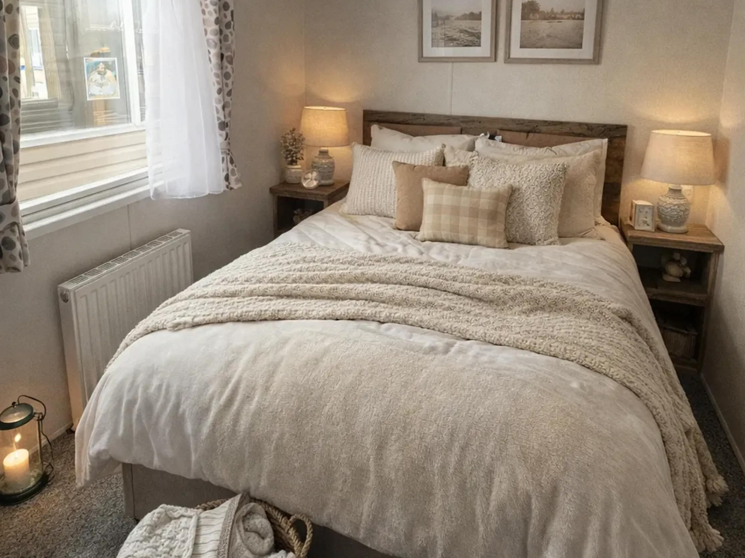 Master bedroom in the 2026 Willerby Malton holiday home