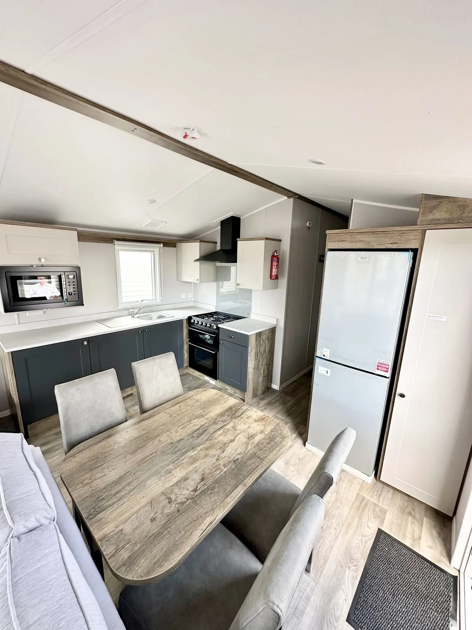 Modern kitchen in the 2025 Willerby Malton with generous storage and worktop space