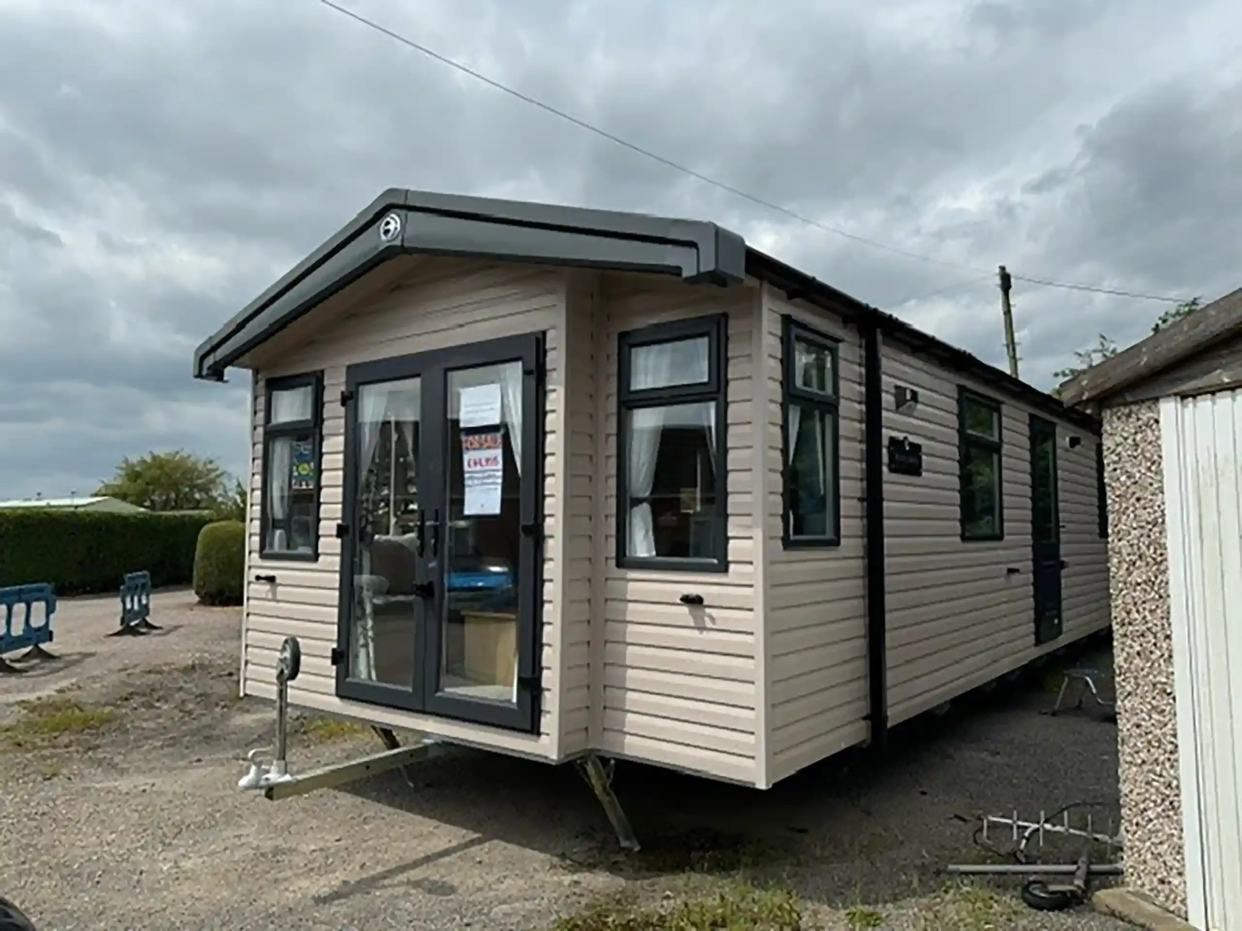 2024 Swift Burgundy 36x12 2B external view-patio doors