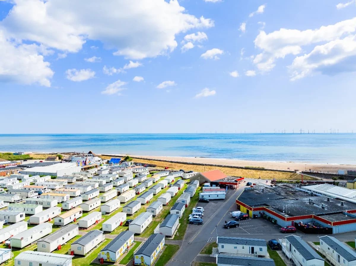 Coastfields Holiday Villlage Park Ocean Beach Aerial View 7