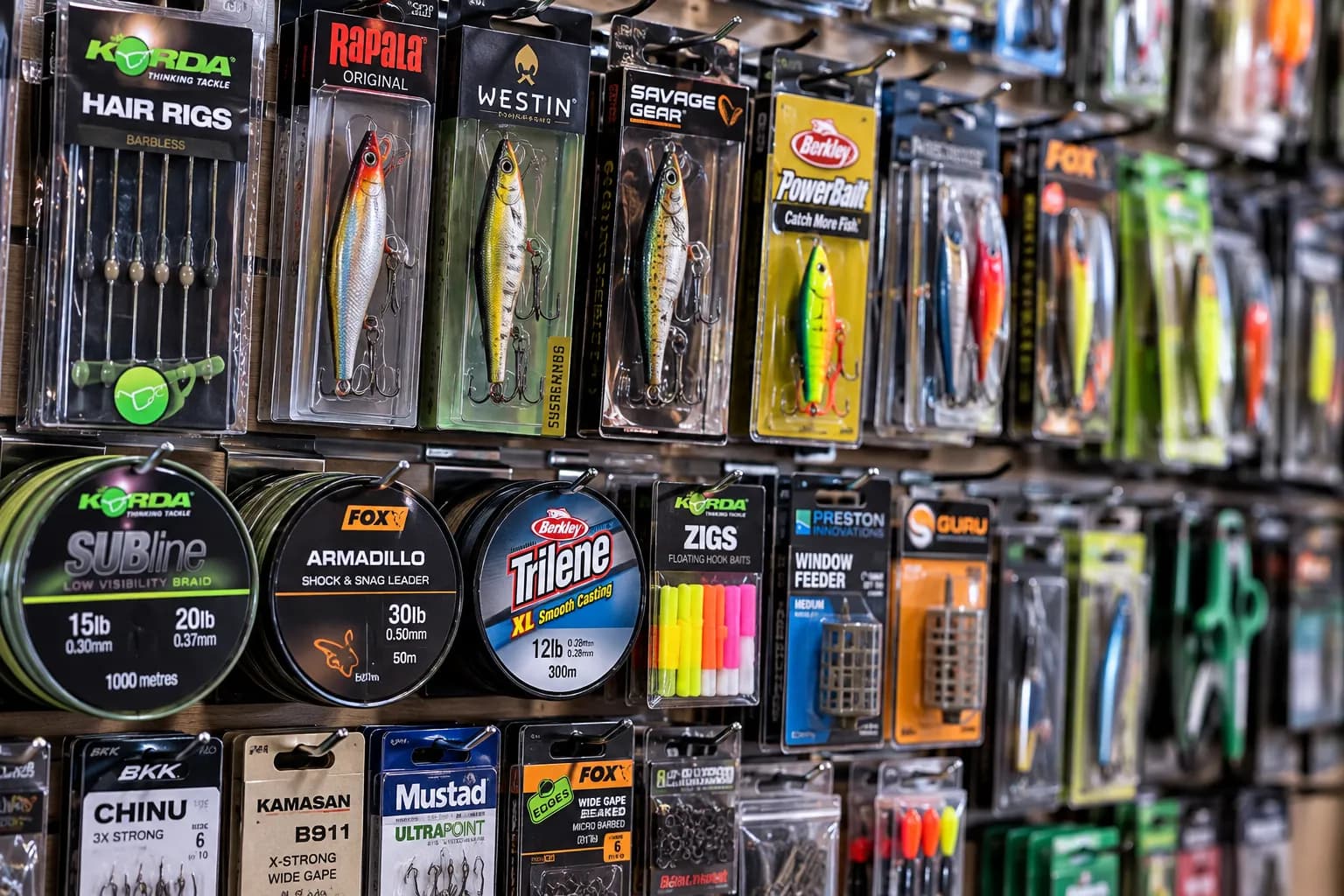 Fishing tackle shop