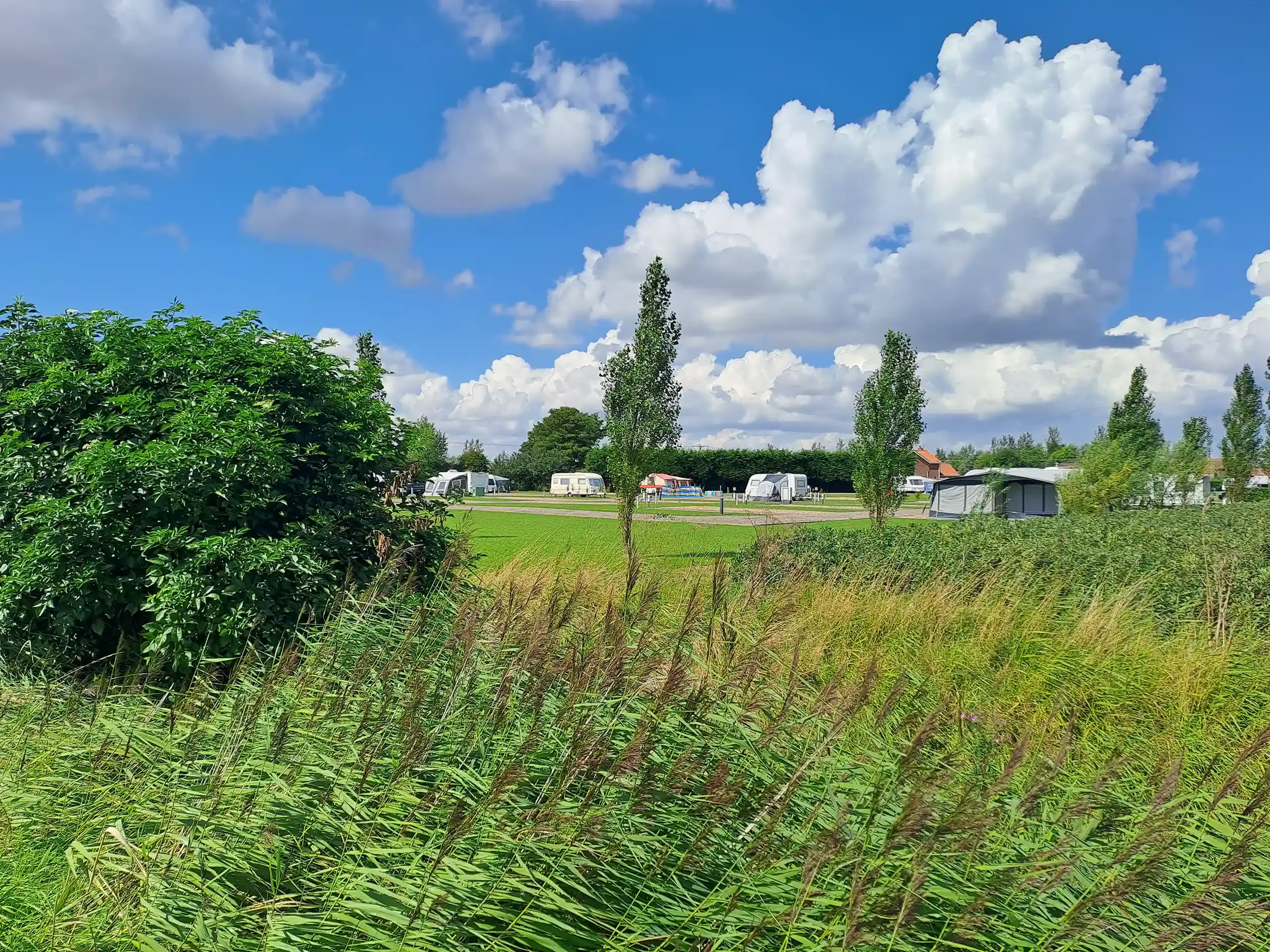 Poplar Farm-skegness-Touring caravan-super pitch-seasonal touring-view over park