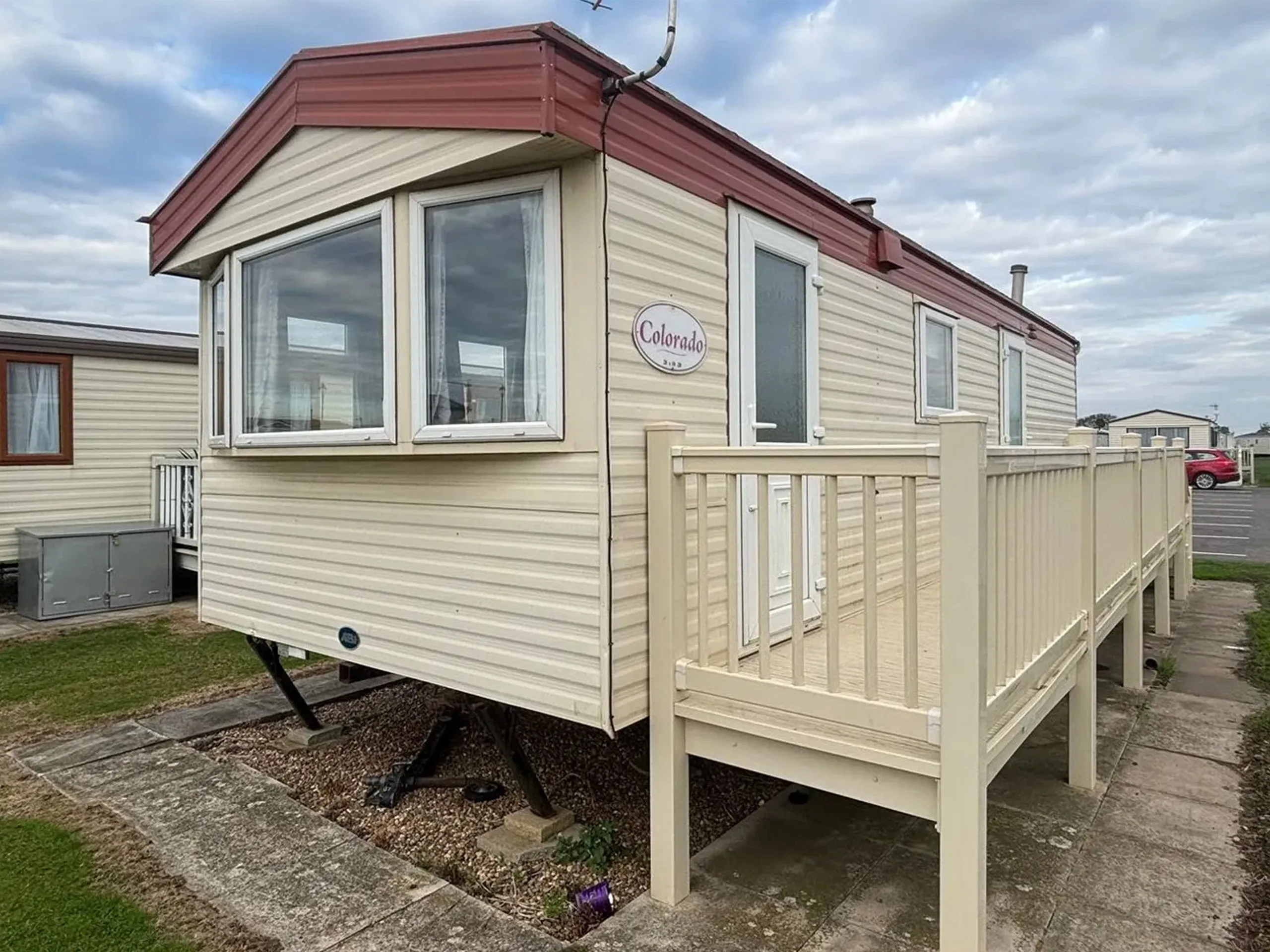 2006 ABI Colorado holiday home exterior at Coastfields Holiday Village