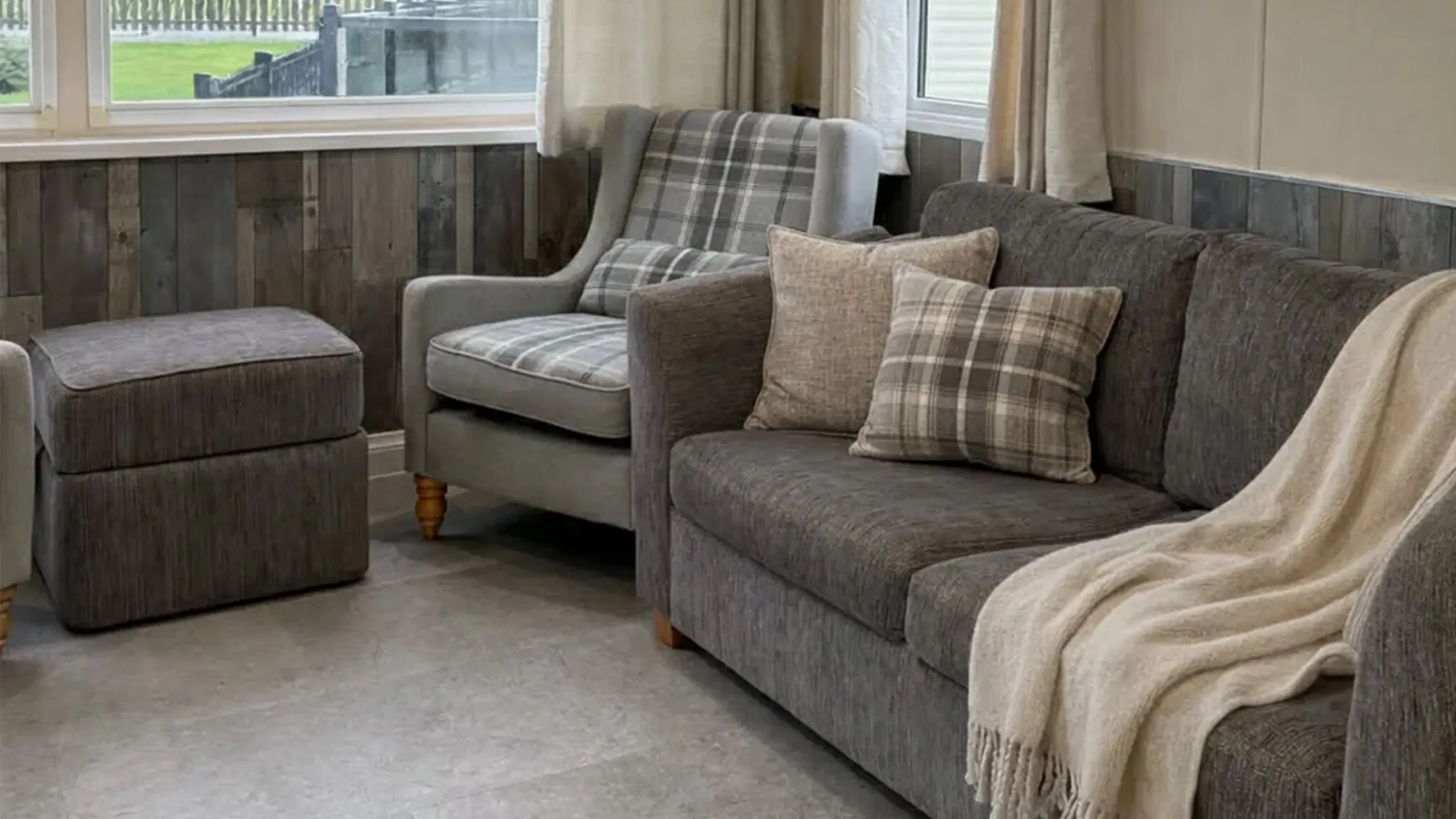 Coastfields 2016 Willerby Vacation Lounge Seating Area at Coastfields Holiday Village