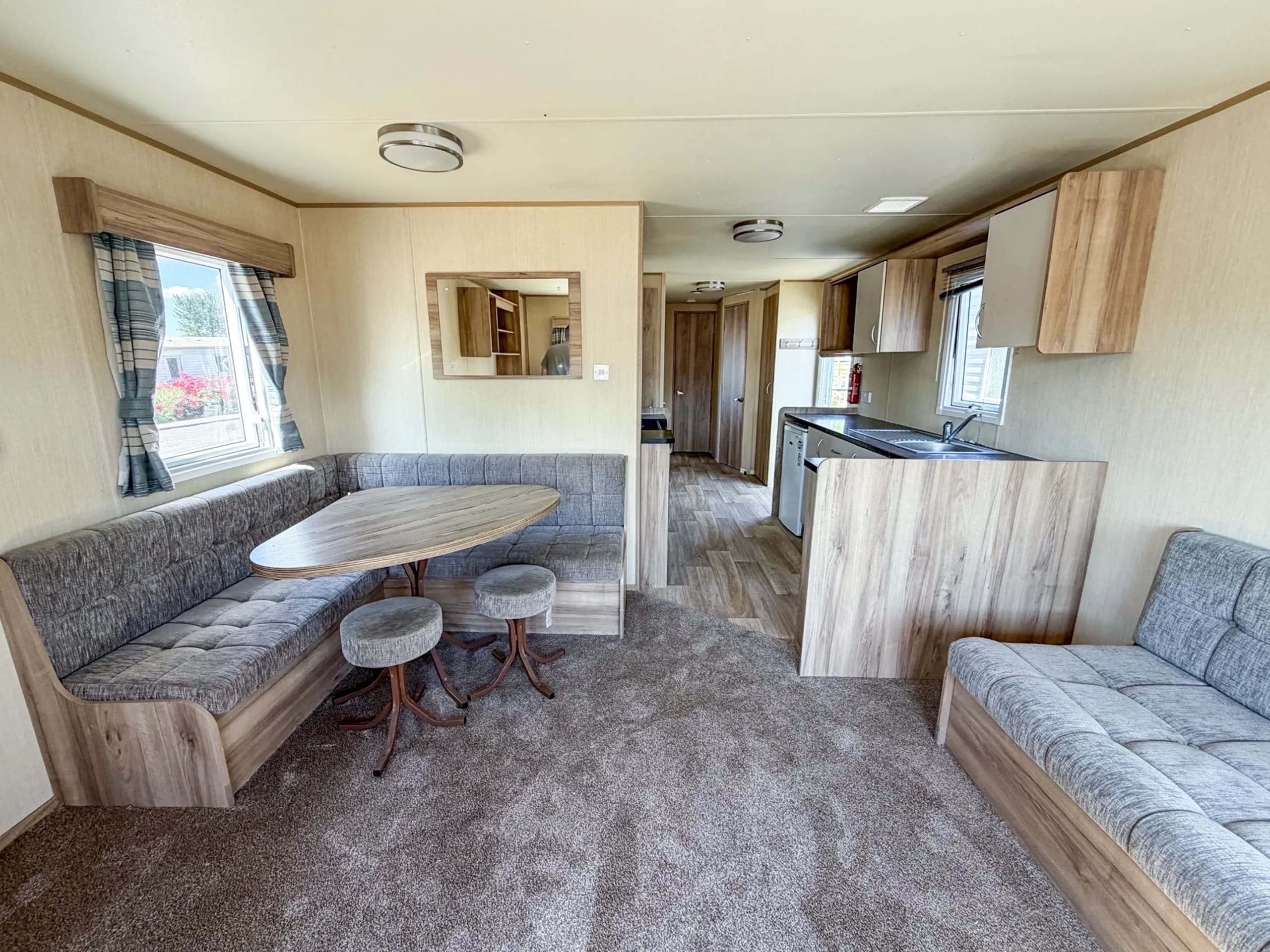 Coastfields 2017 ABI Horizon open-plan living area at North Shore