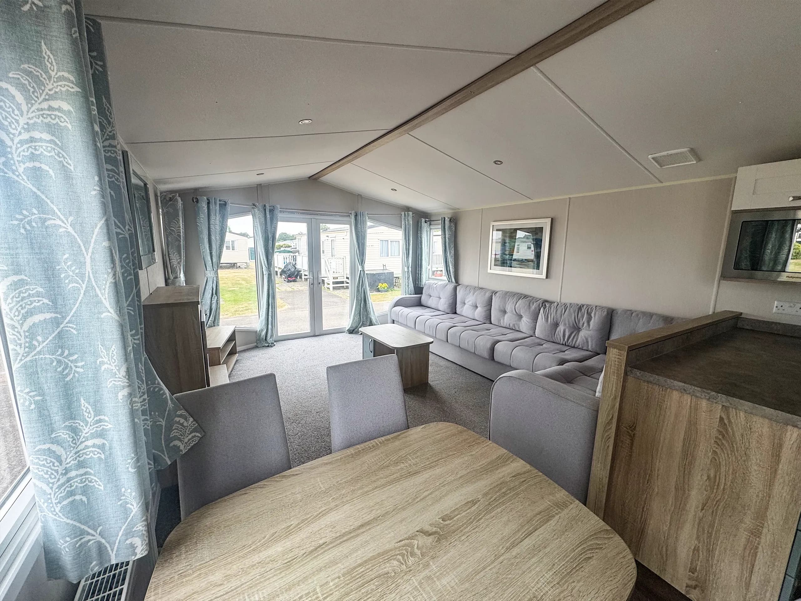 Spacious open-plan lounge inside the 2020 Willerby Sienna