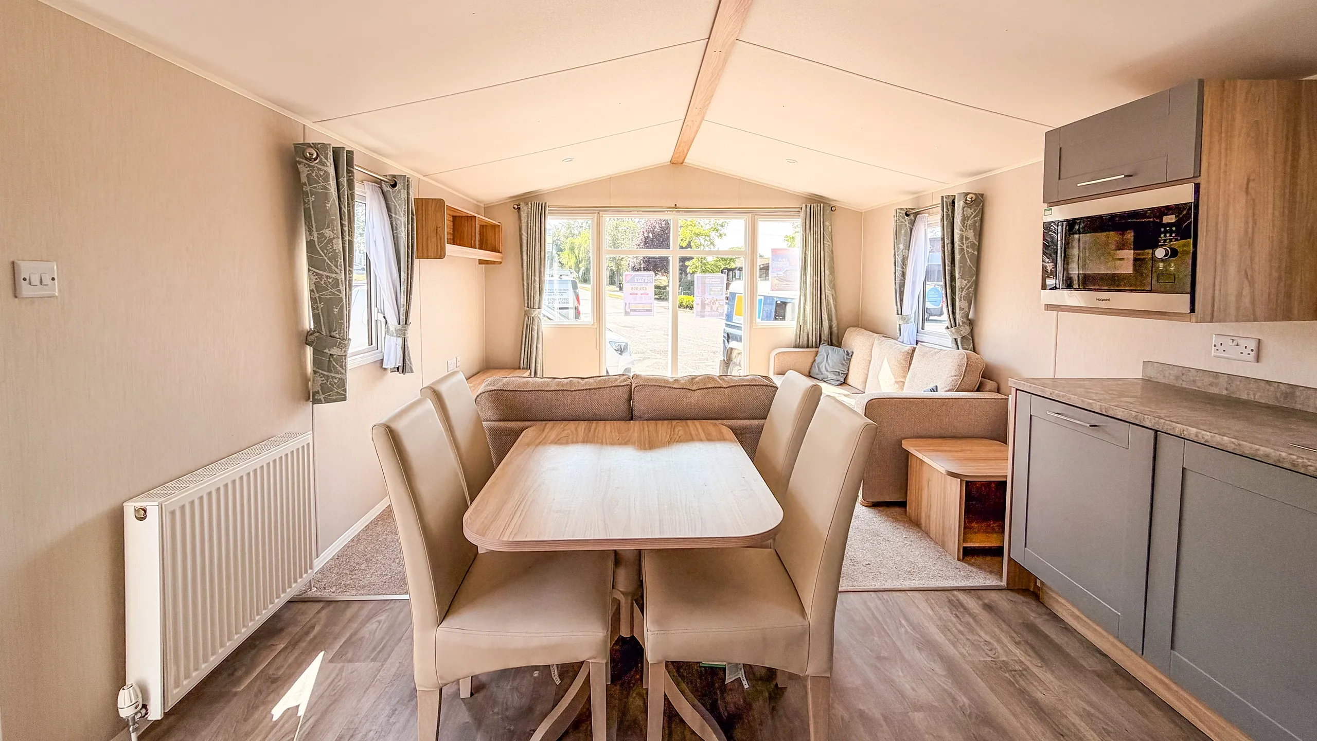 living area on beautiful 2021 Willerby Malton