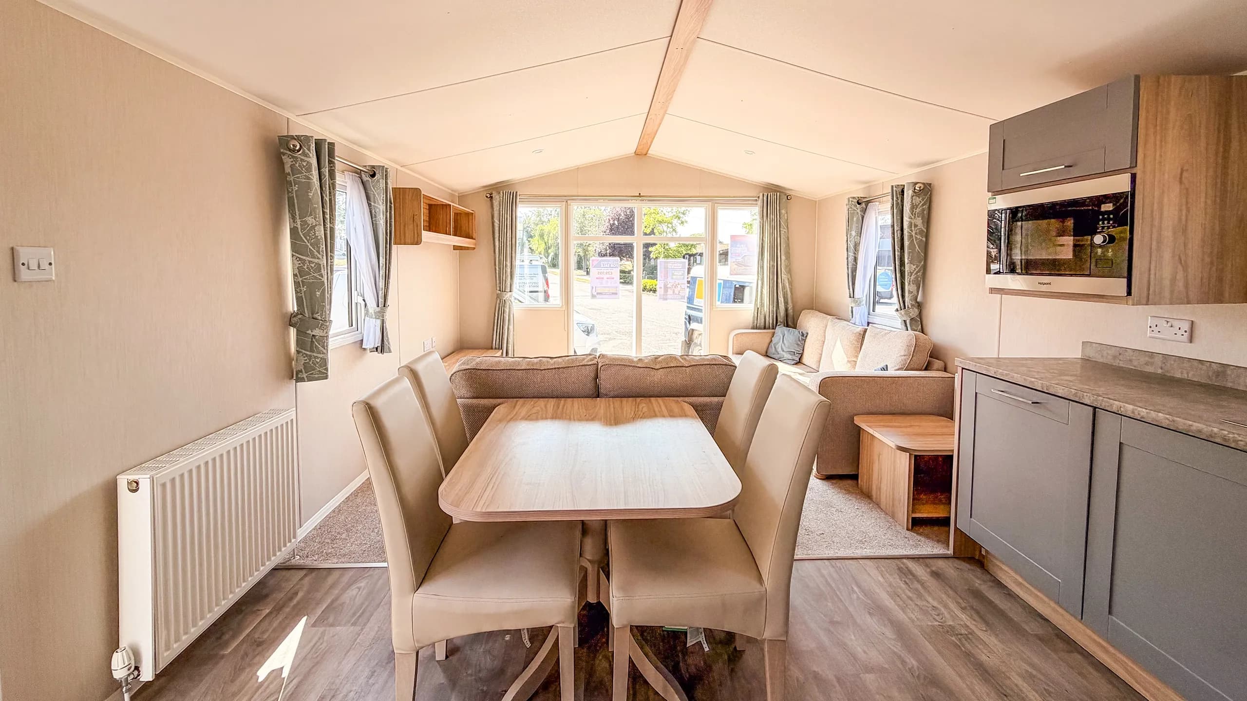living area on beautiful 2021 Willerby Malton