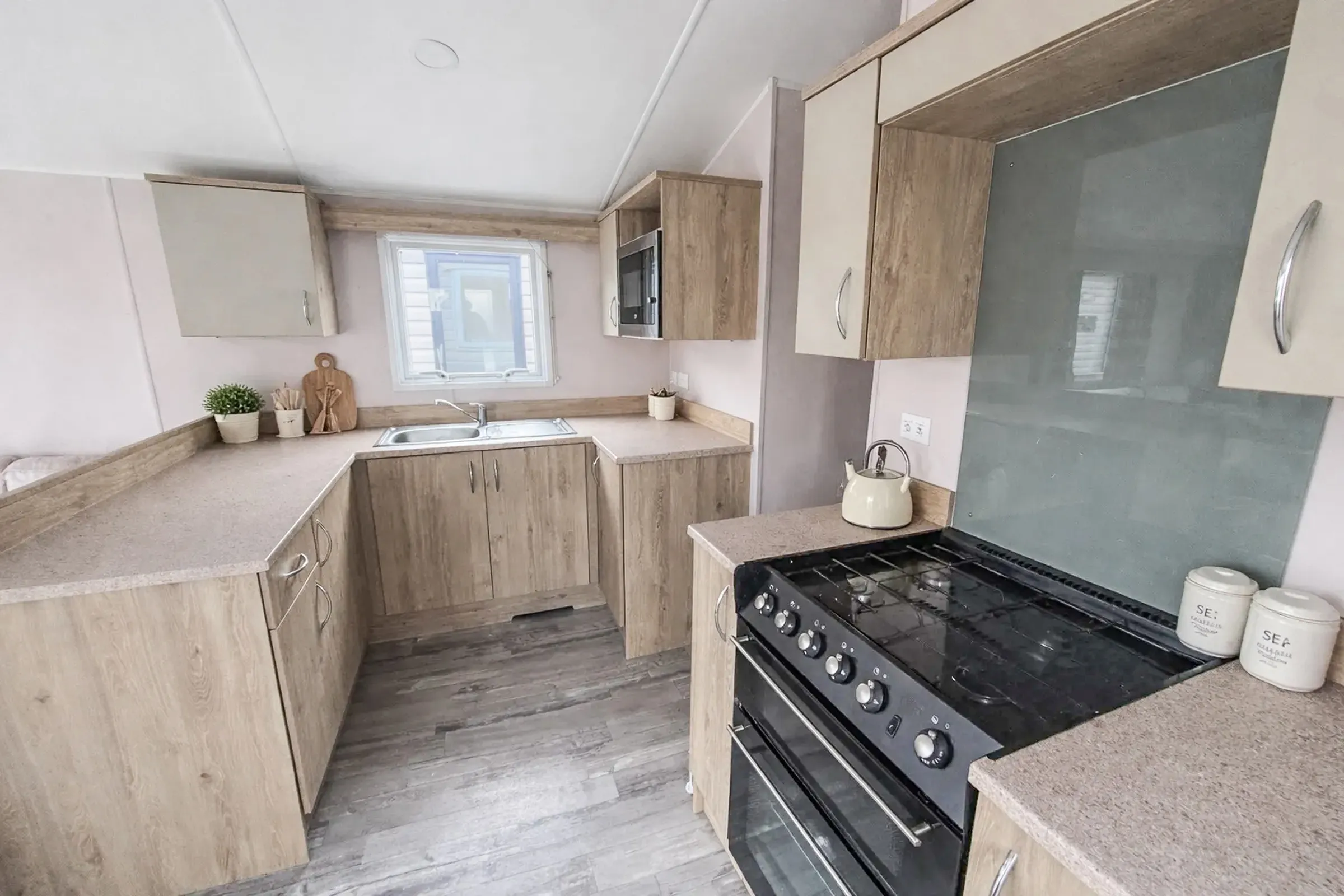 Coastfields 2022 Atlas Mirage Kitchen and Dining Area at Coastfields Holiday Village