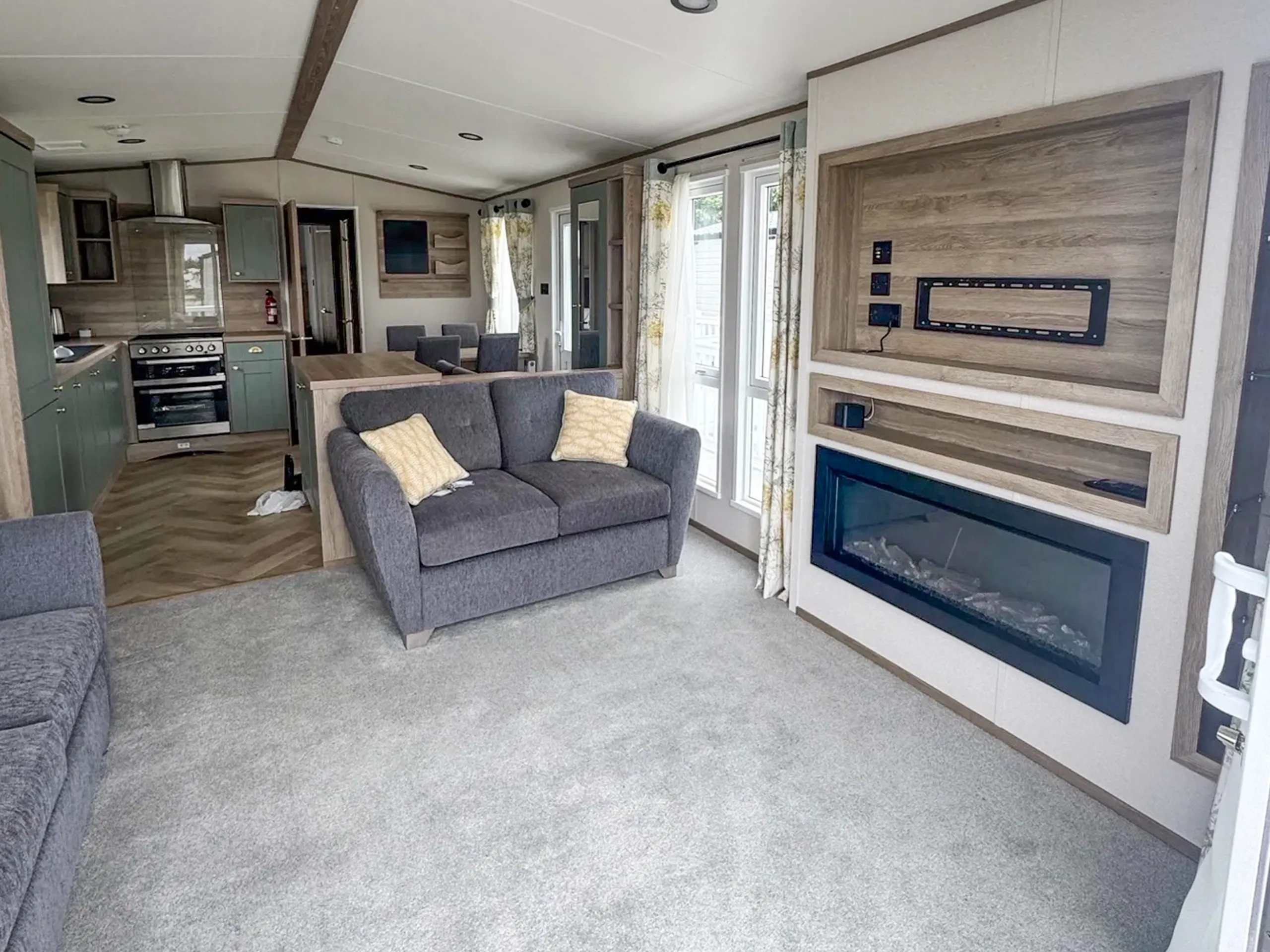 Lounge area in the 2023 ABI Ingleton holiday home