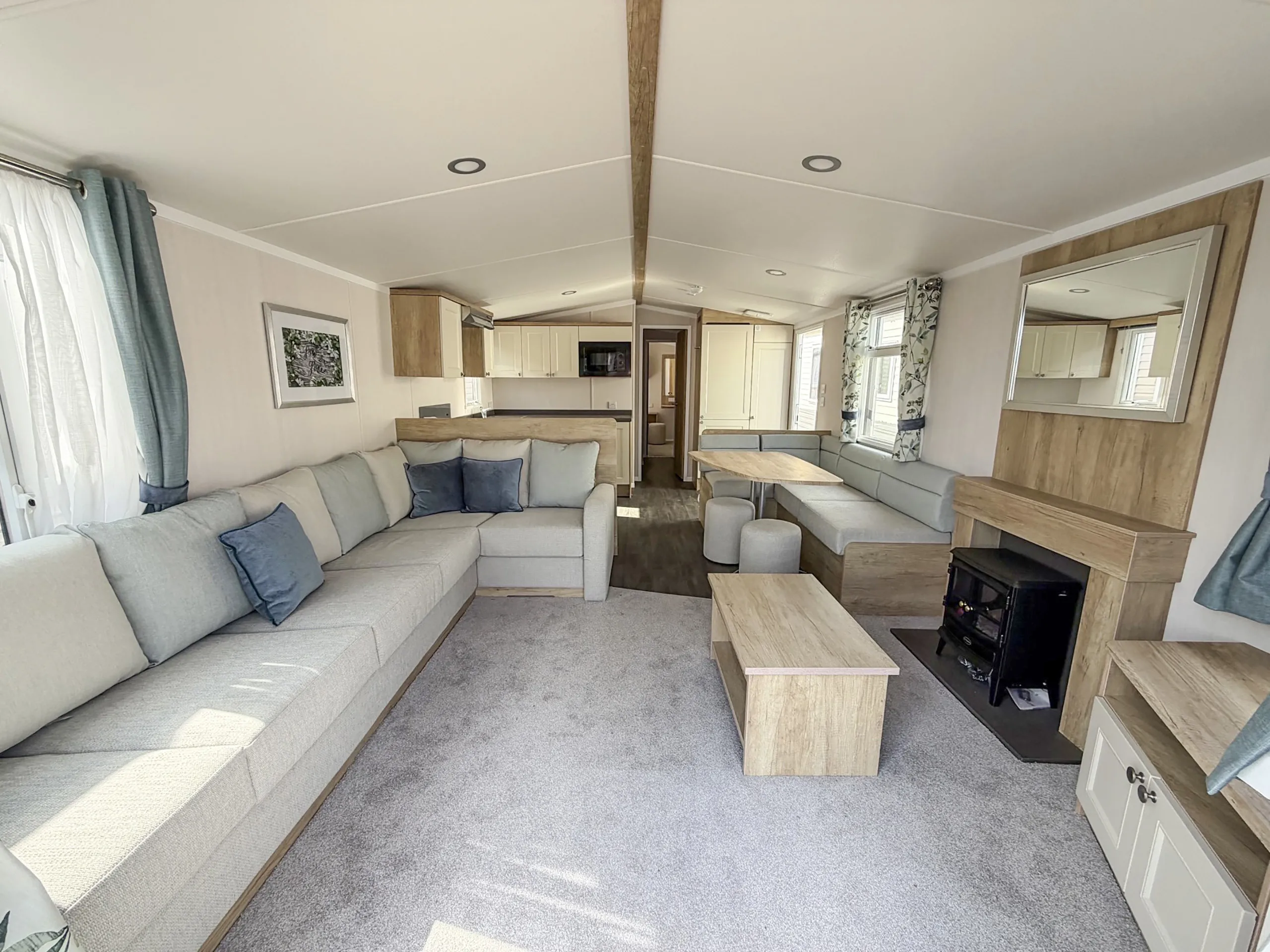 Coastfields 2024 Swift Burgundy Open Plan Living at North Shore