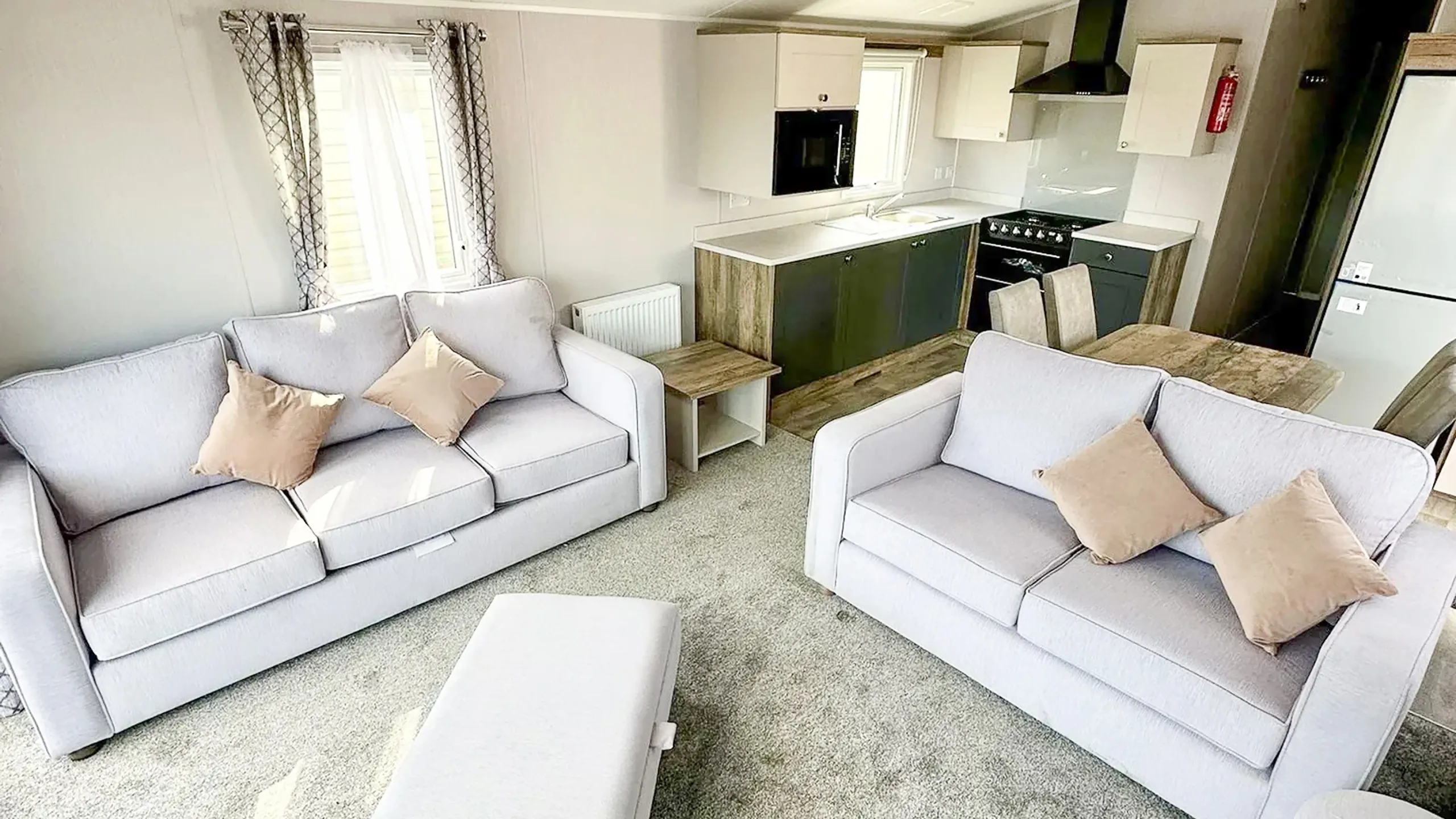 Coastfields 2025 Willerby Malton Lounge Front View at Coastfields Holiday Village