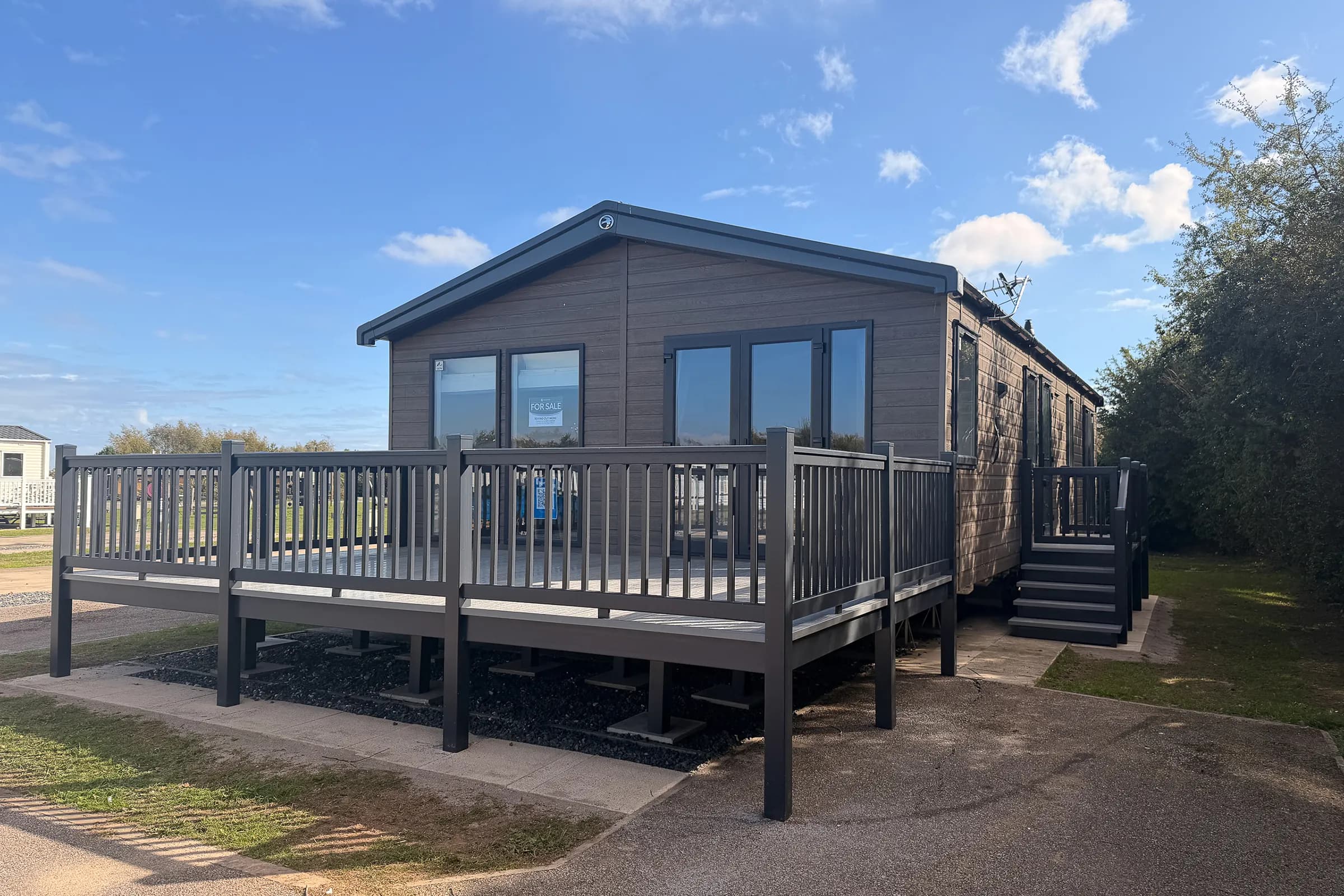 2026 Swift Edmonton Lodge Coastfields exterior with decking