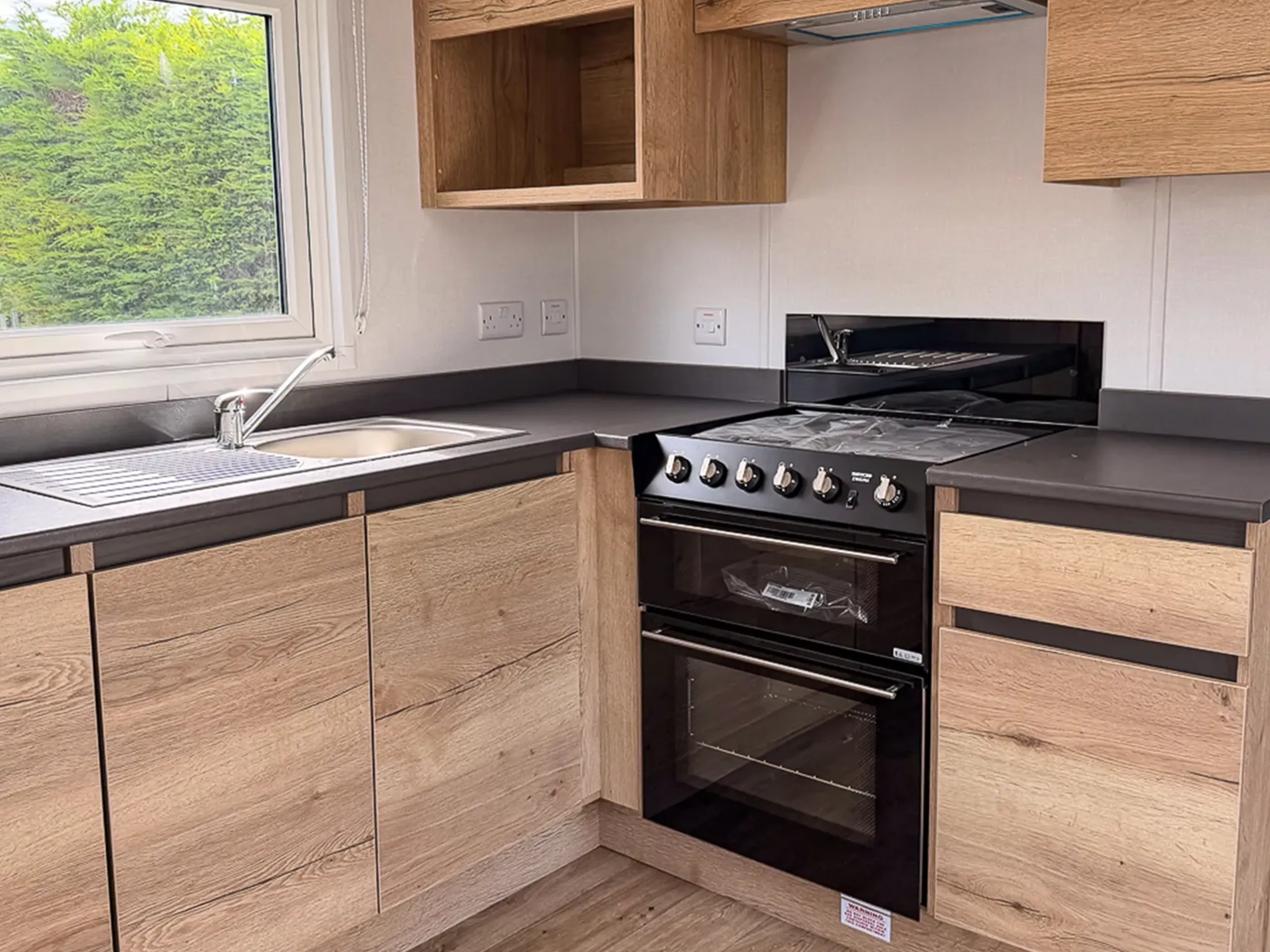 Modern kitchen in the 2026 Willerby Ellerton Extra holiday home
