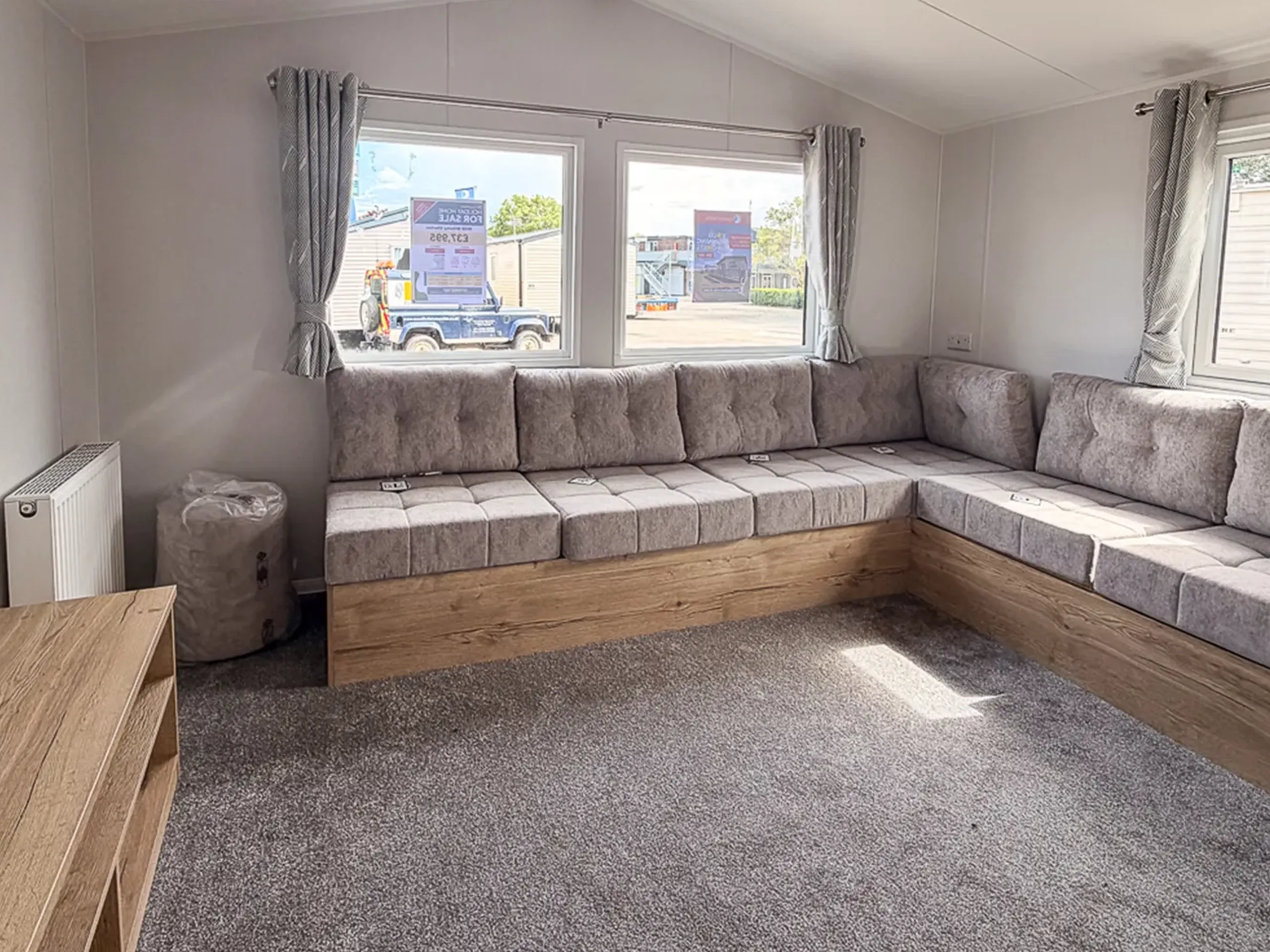 Open-plan living area in the 2026 Willerby Ellerton Extra holiday home