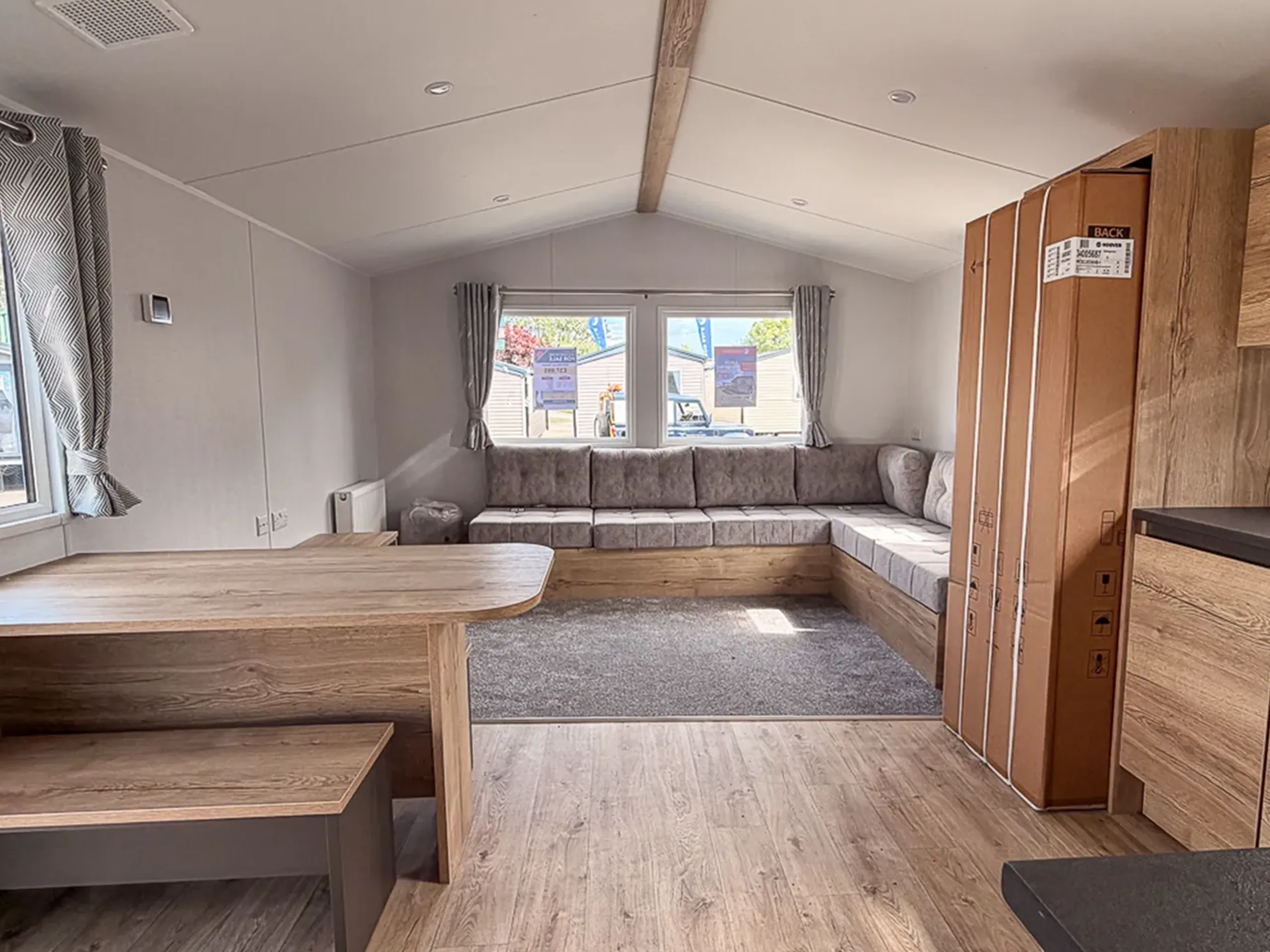 Open-plan living area in the 2026 Willerby Ellerton Extra holiday home