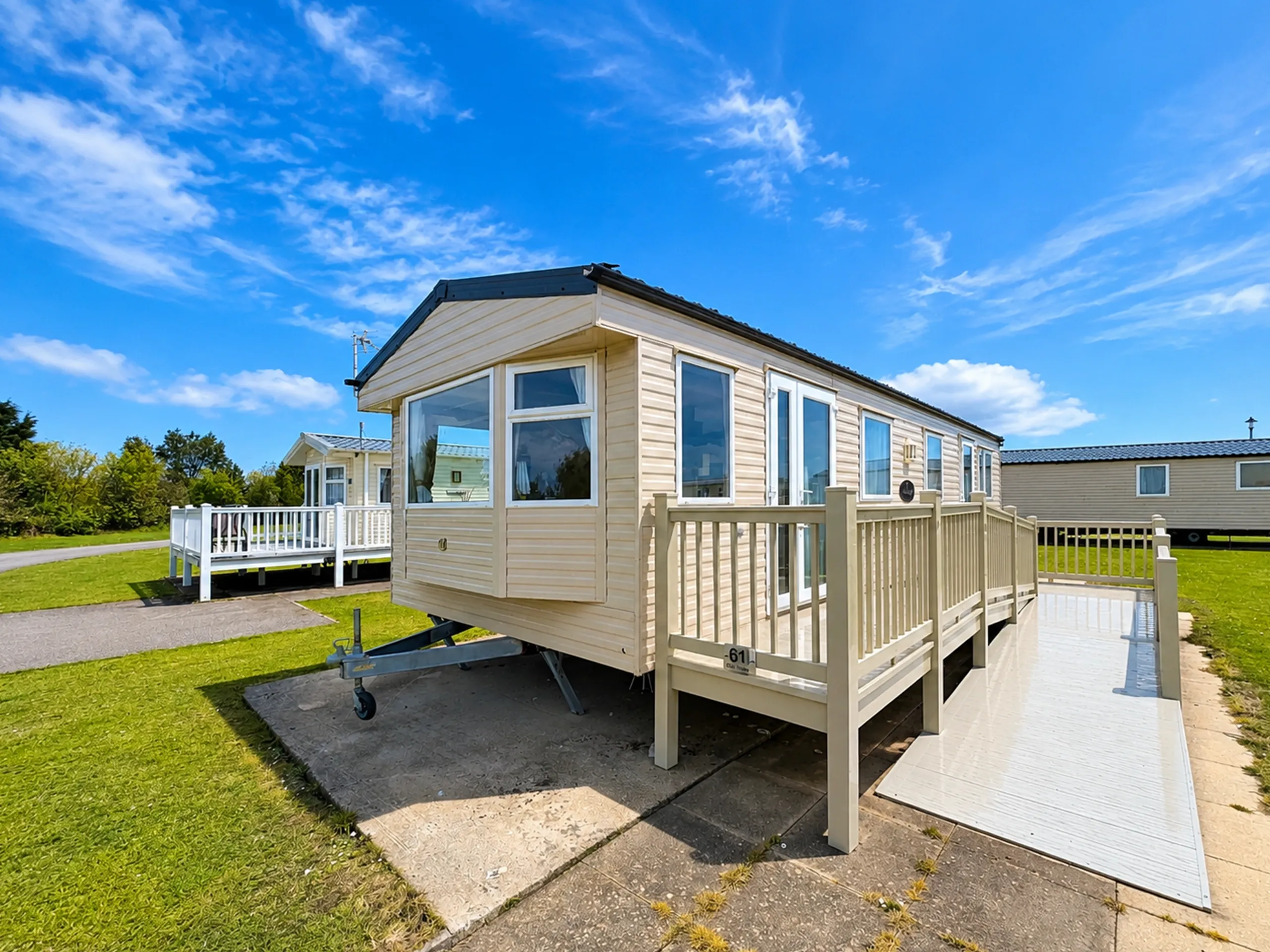 2007 Willerby Richmond holiday home exterior at The Grange Leisure Park
