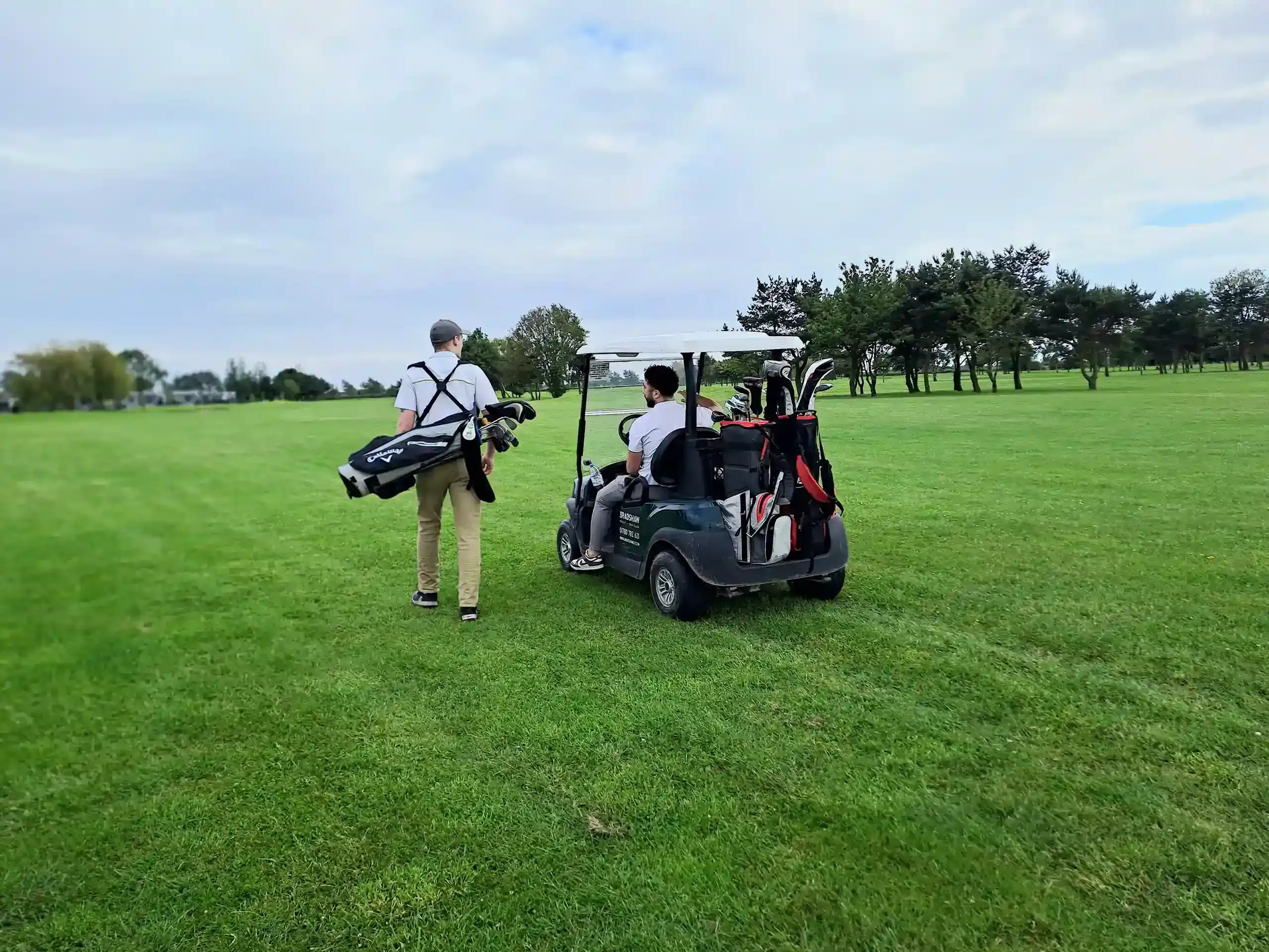 skegness-Touring caravan-super pitch-seasonal touring-golf-buggy-golfers