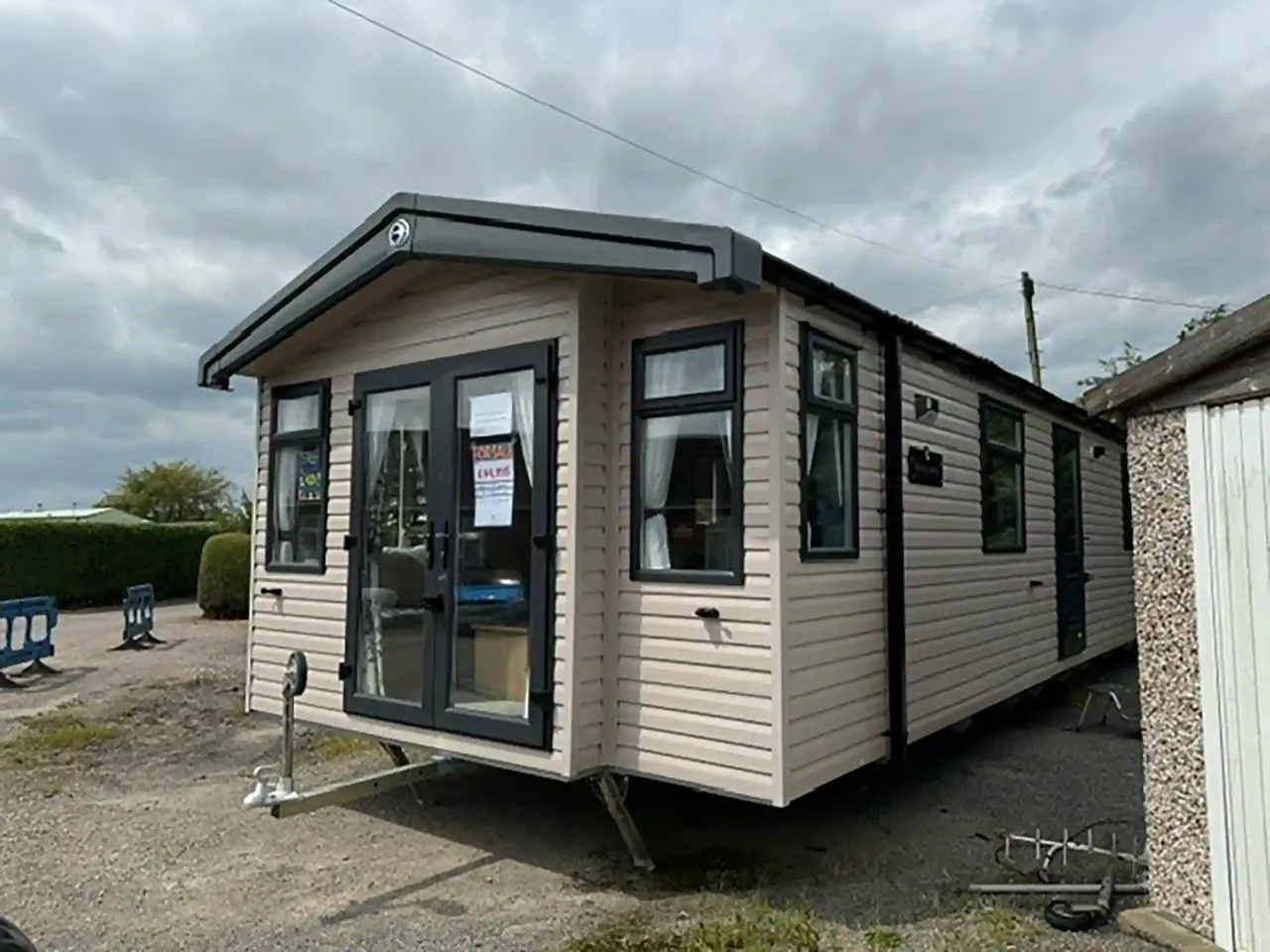 2024 Swift Burgundy 36x12 2B external view-patio doors